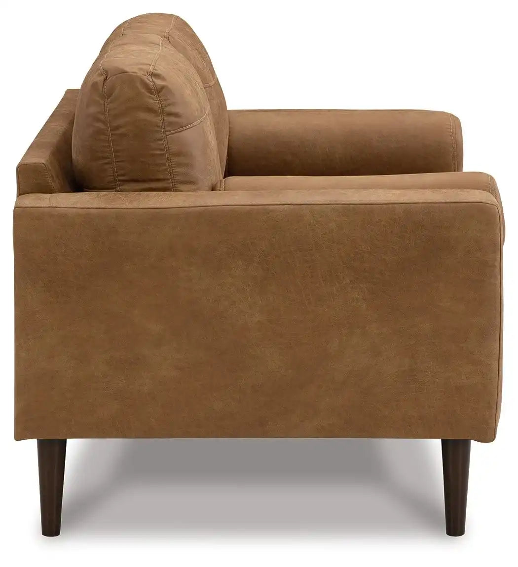 Telora - Loveseat - Caramel - Best Buy Furniture