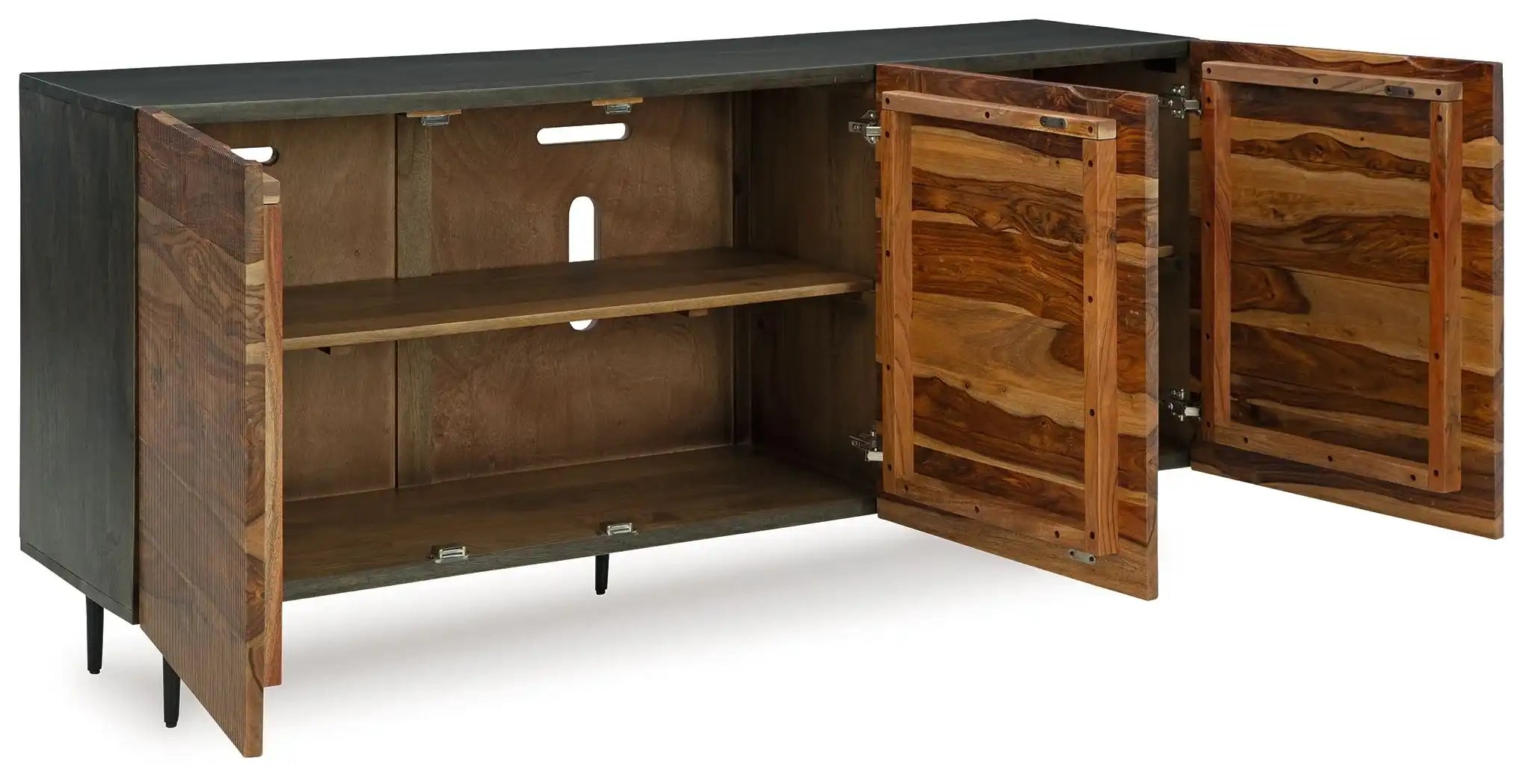 Darrey - Accent Cabinet - Natural / Brown - Best Buy Furniture