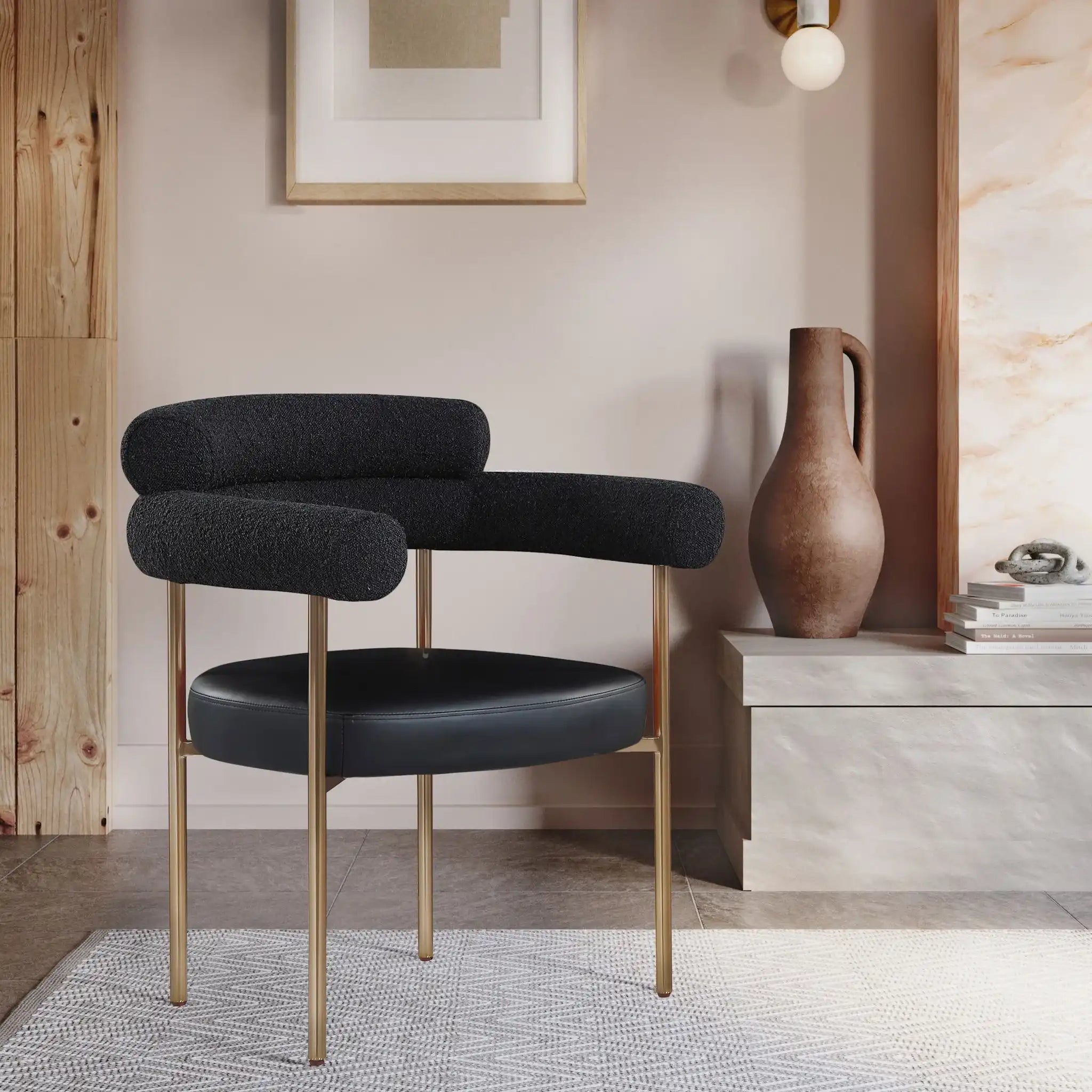 Blake - Dining Chair With Bronze Legs (Set of 2)