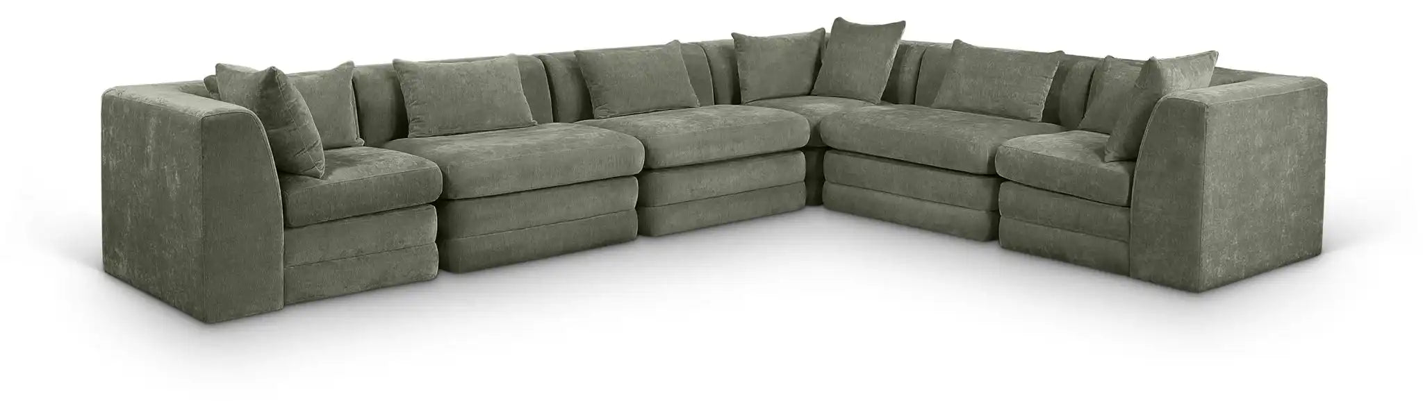 Stellar - 6 Piece Upholstered Modular Sectional - Best Buy Furniture