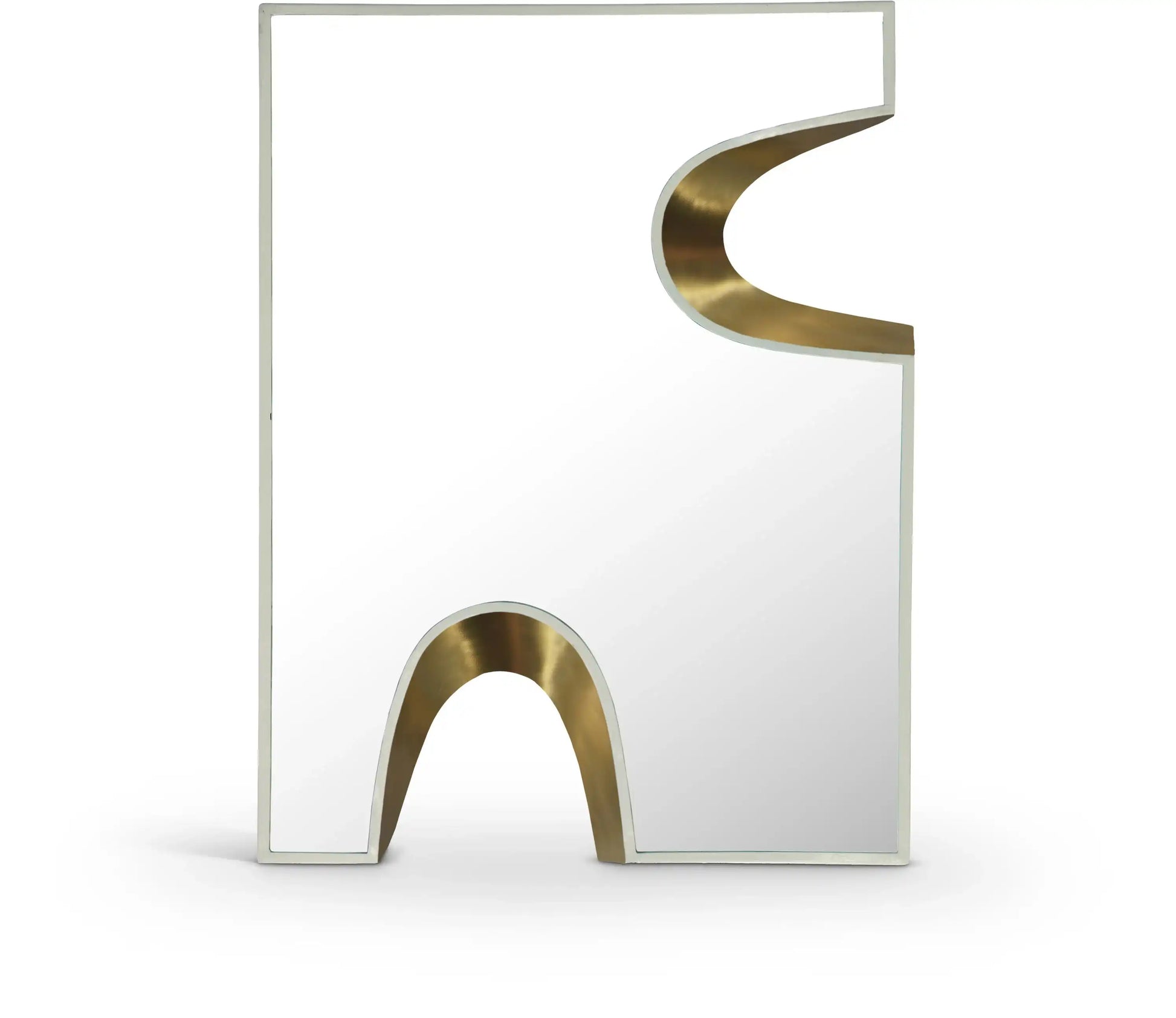 Soleil - Mirror With Gold Accent - Best Buy Furniture