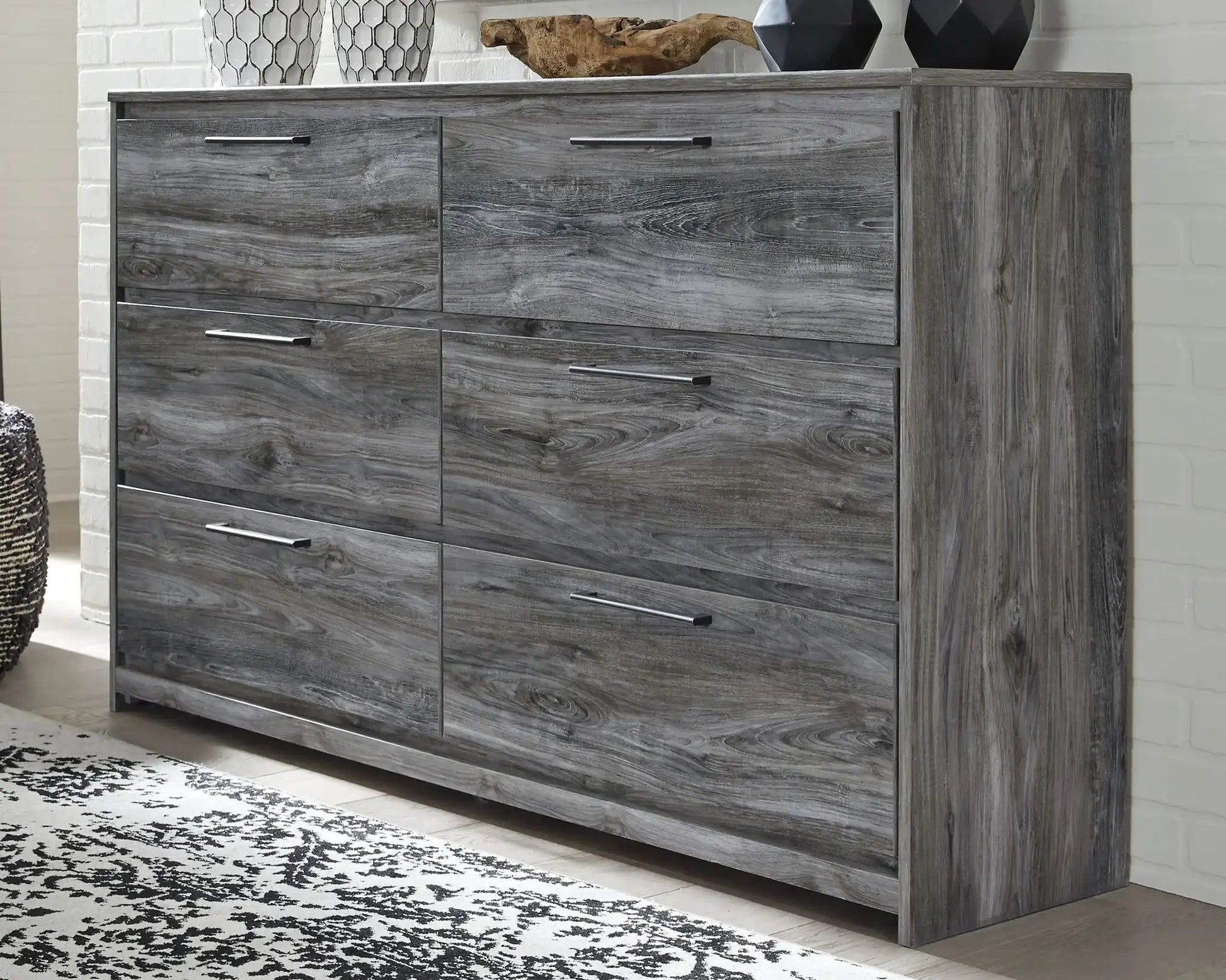 Baystorm - Six Smooth Drawer Dresser - Best Buy Furniture