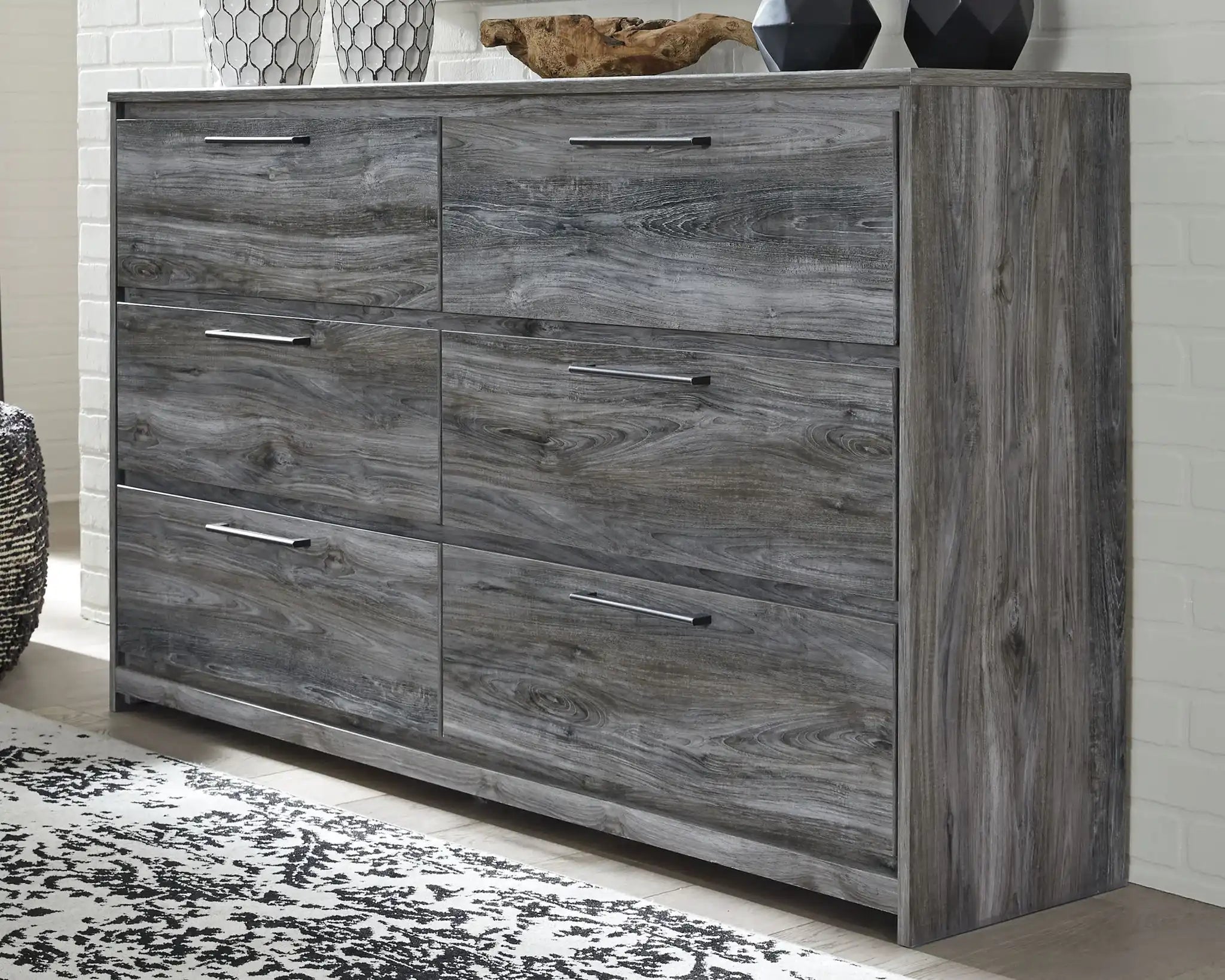 Baystorm - Six Smooth Drawer Dresser - Best Buy Furniture