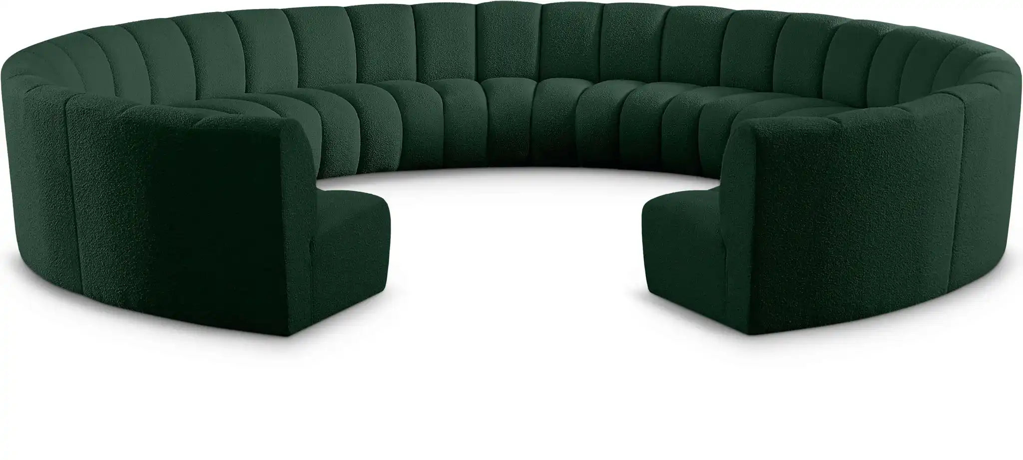 Infinity - 11 Piece Boucle Modular Sectional - Best Buy Furniture