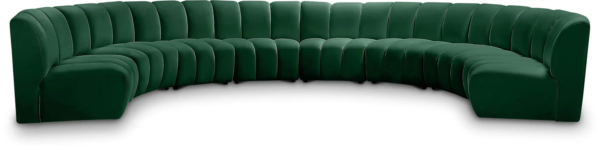 Infinity - 8 Piece Velvet Modular Sectional - Best Buy Furniture