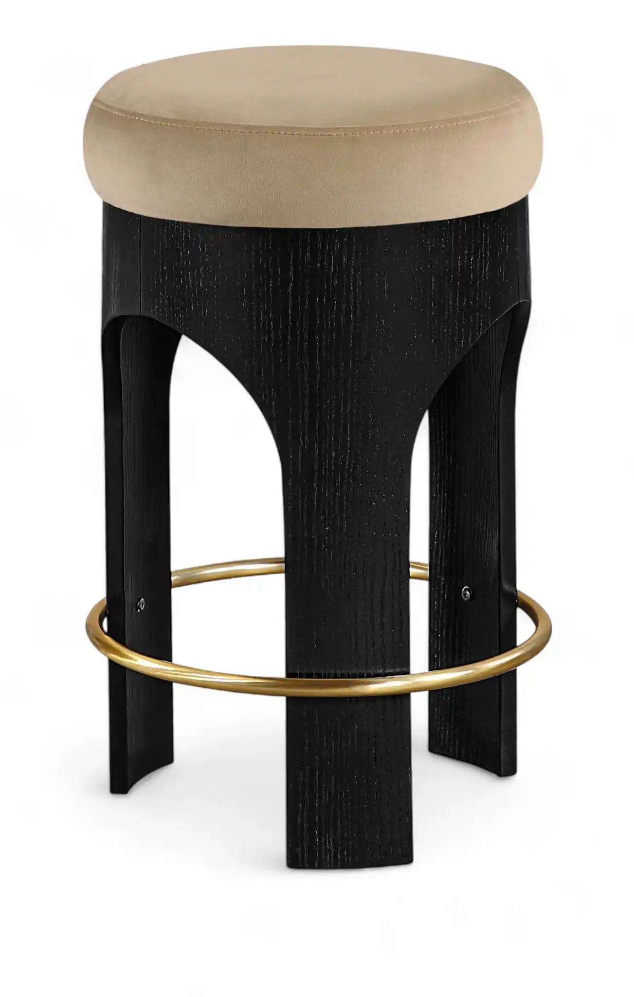 Bocceli - Counter Stool - Black Base - Best Buy Furniture