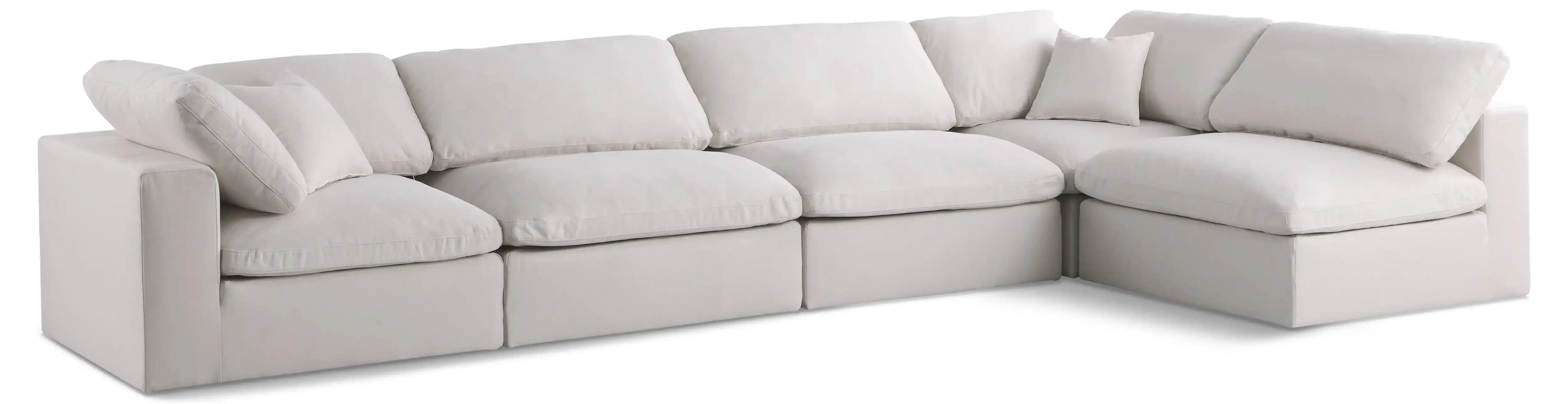Plush - 5 Piece Modular Sectional - Best Buy Furniture