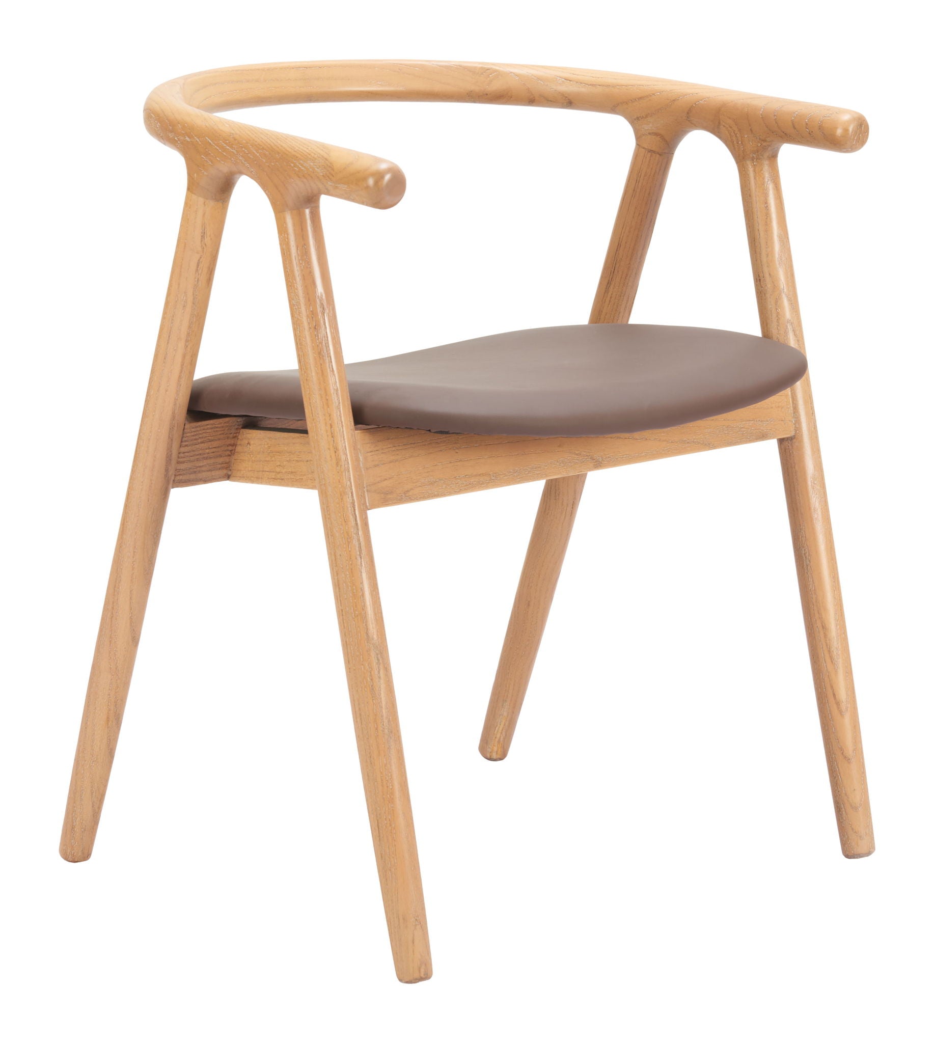 Peker - Dining Chair (Set of 2) - Brown / Natural