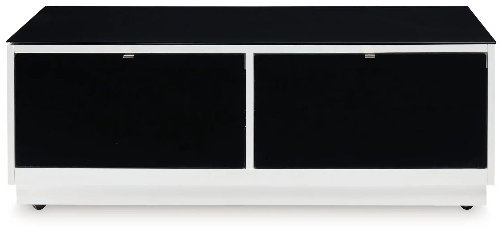 Gardoni - Rectangular Cocktail Table - White / Black - Best Buy Furniture