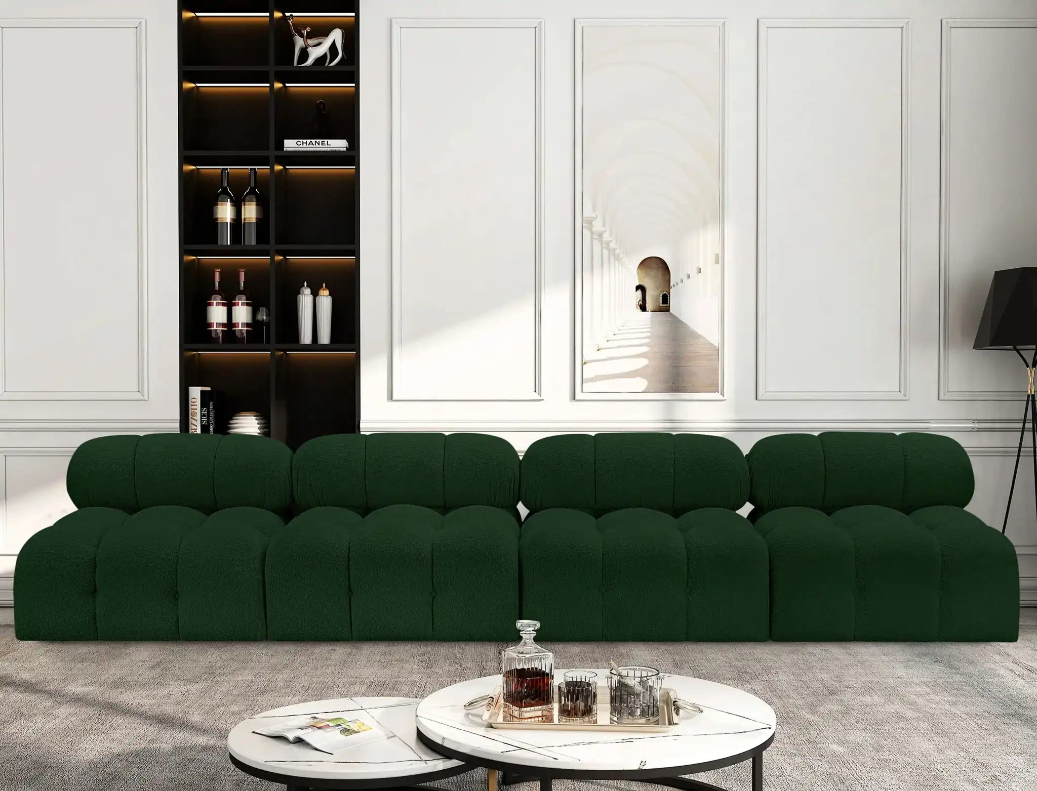 Ames - 4 Seat Modular Armless Sofa