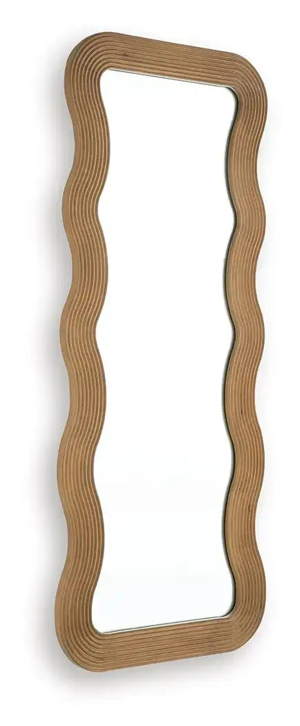 Ellisonville - Floor Mirror - Brown - Best Buy Furniture