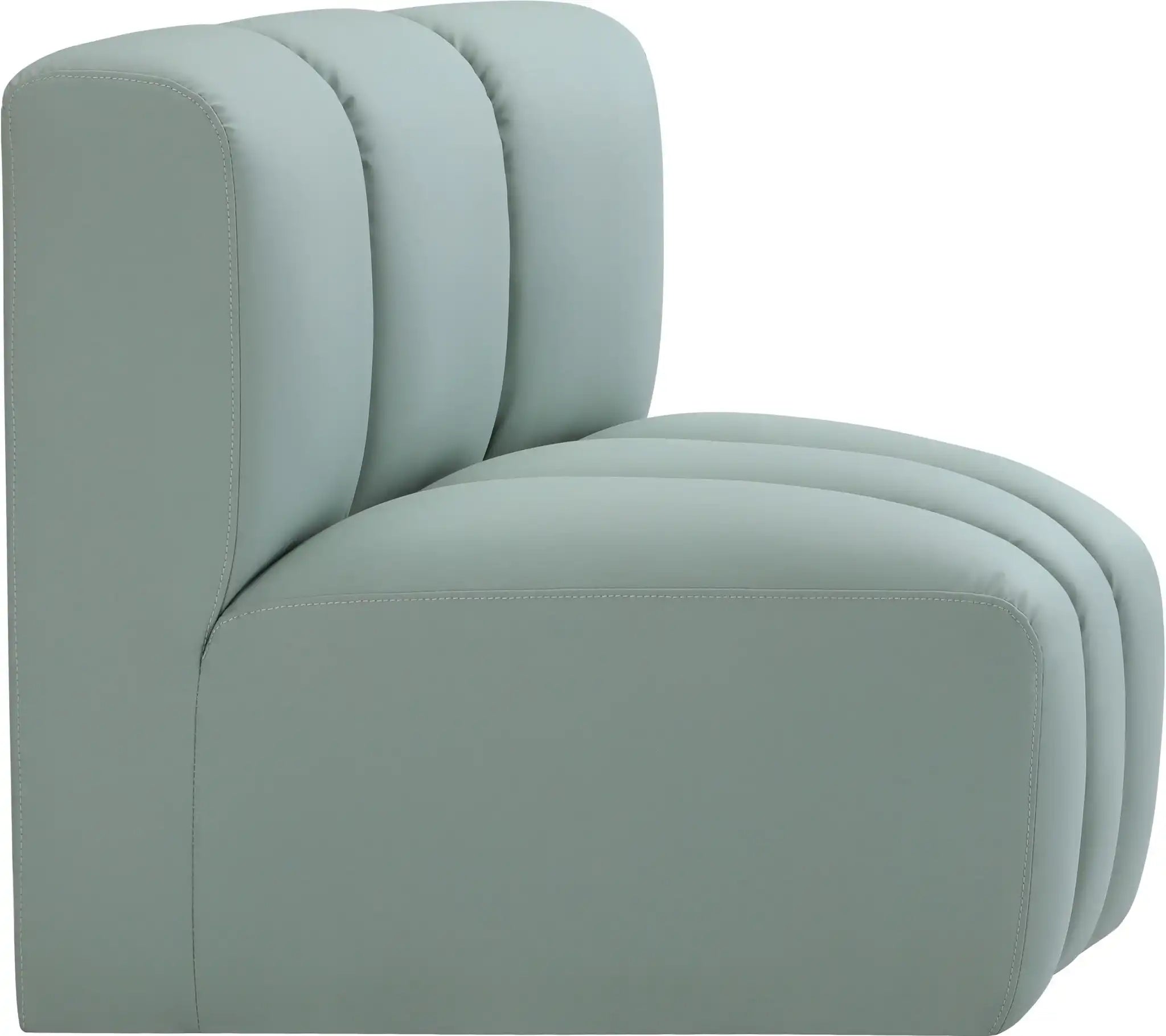 Arc - Faux Leather Curved Corner Chair