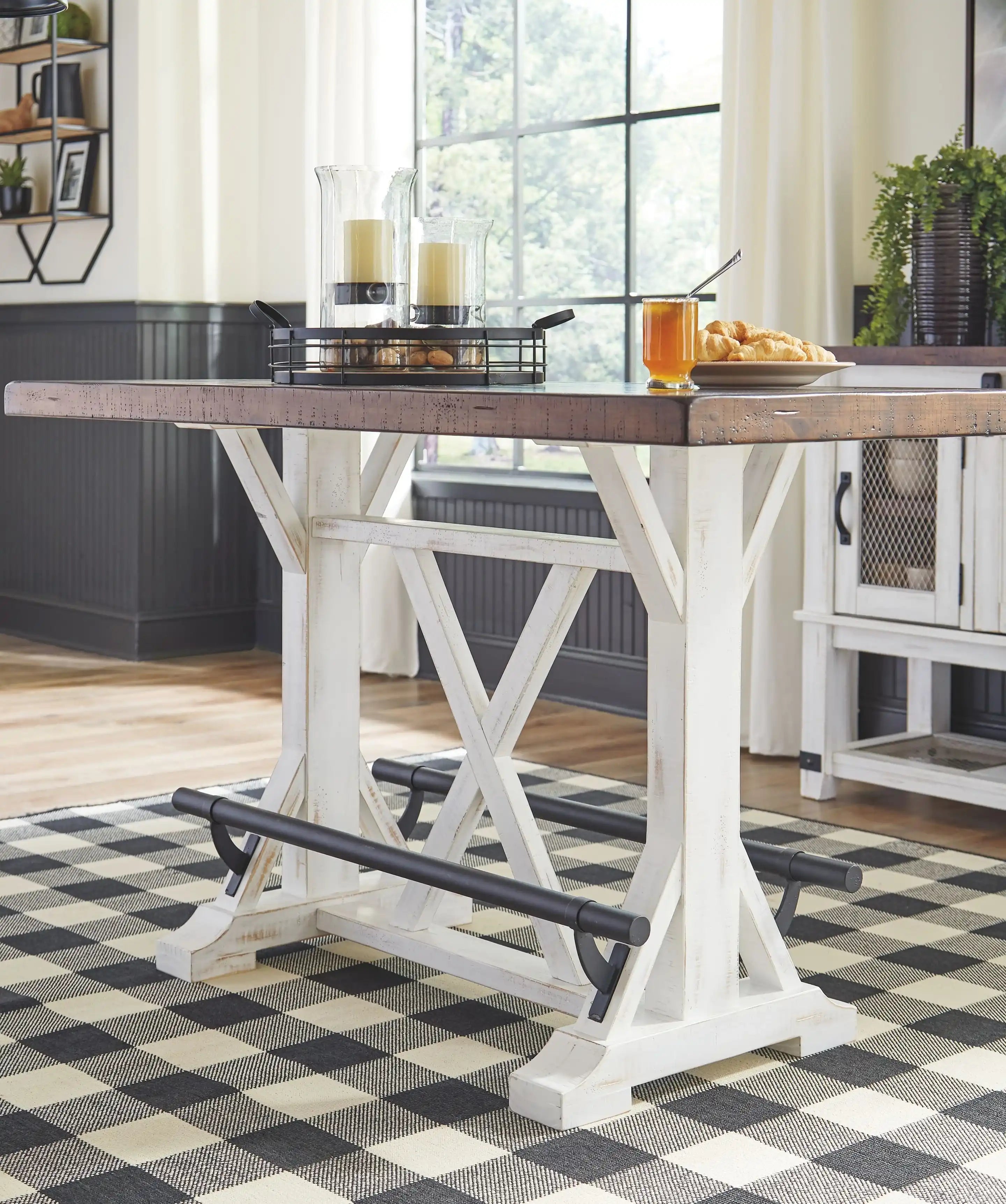 Valebeck - Counter Height Table Set - Best Buy Furniture