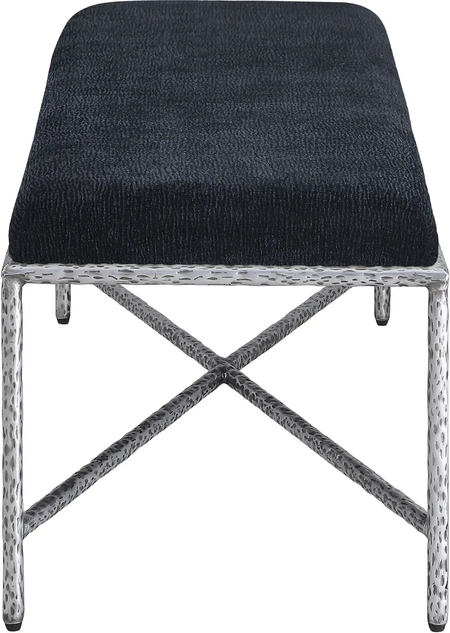 Valley - Bench With Silver Frame