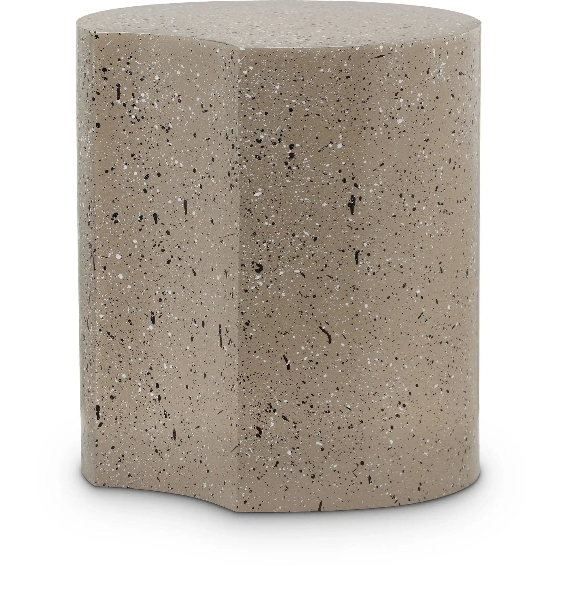 Dimple - End Table - Terazzo Finish - Best Buy Furniture