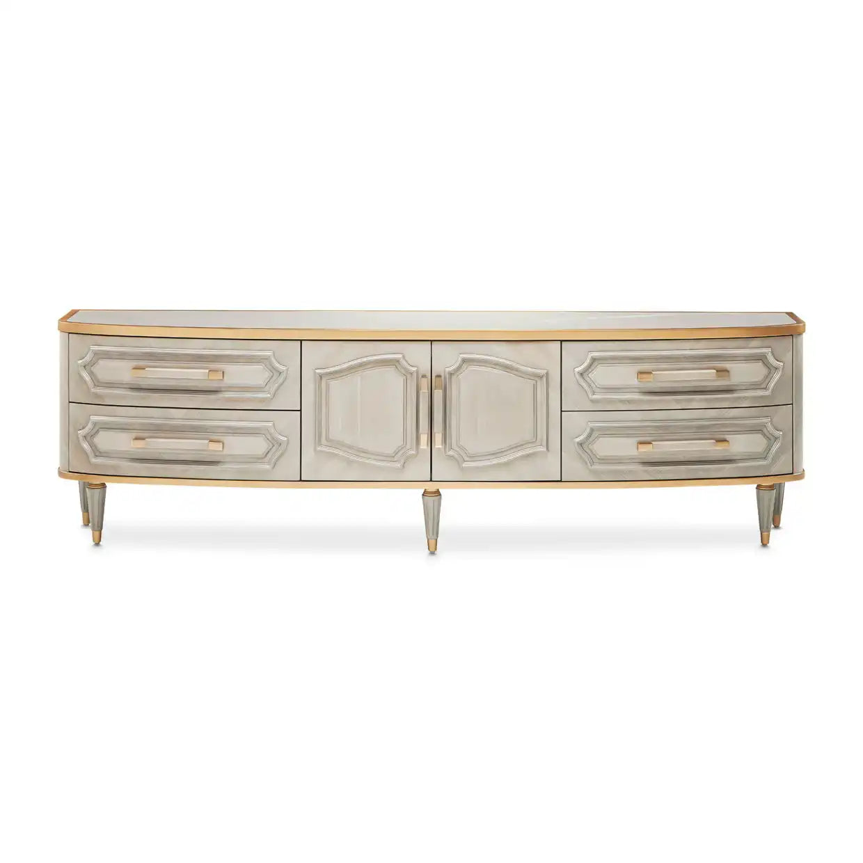 St. Charles - Media Cabinet - Dove Gray - Best Buy Furniture