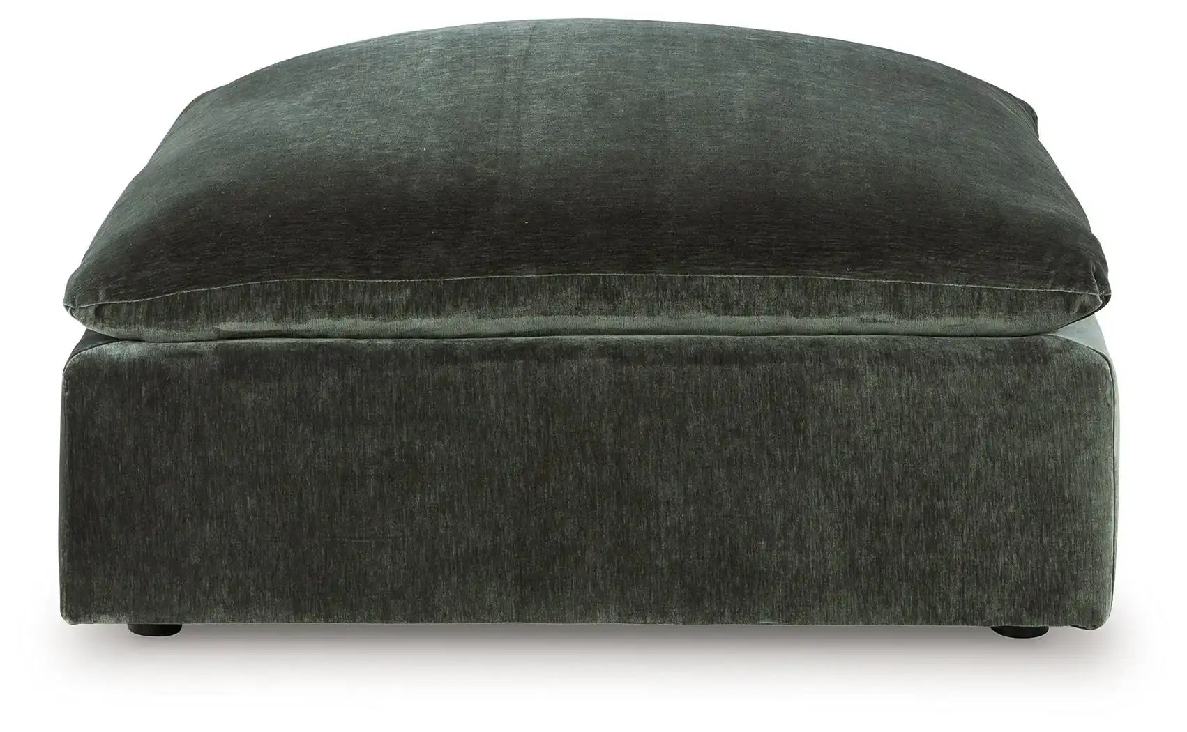 Carriage View - Oversized Accent Ottoman - Jade - Best Buy Furniture