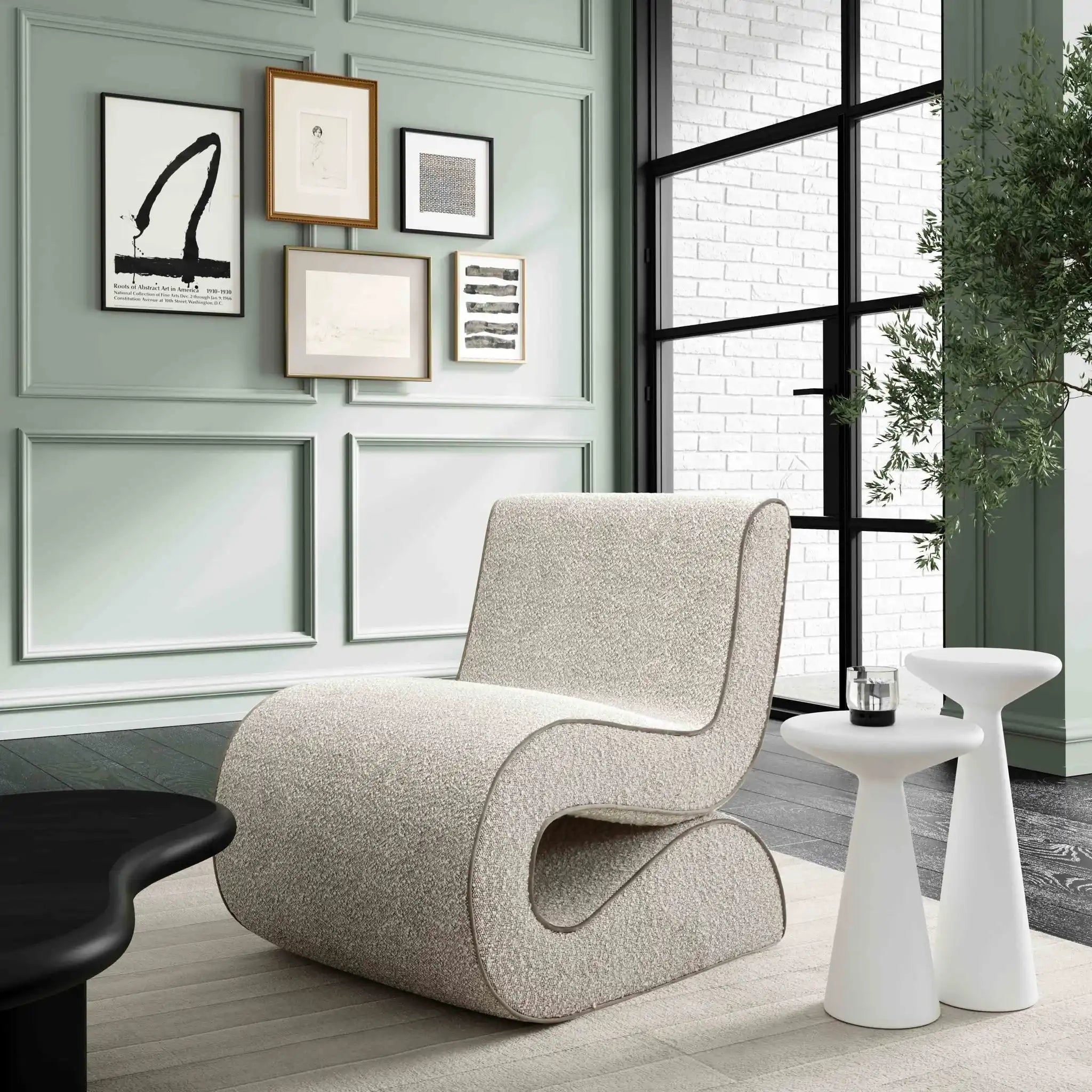 Senna - Basketweave Accent Chair