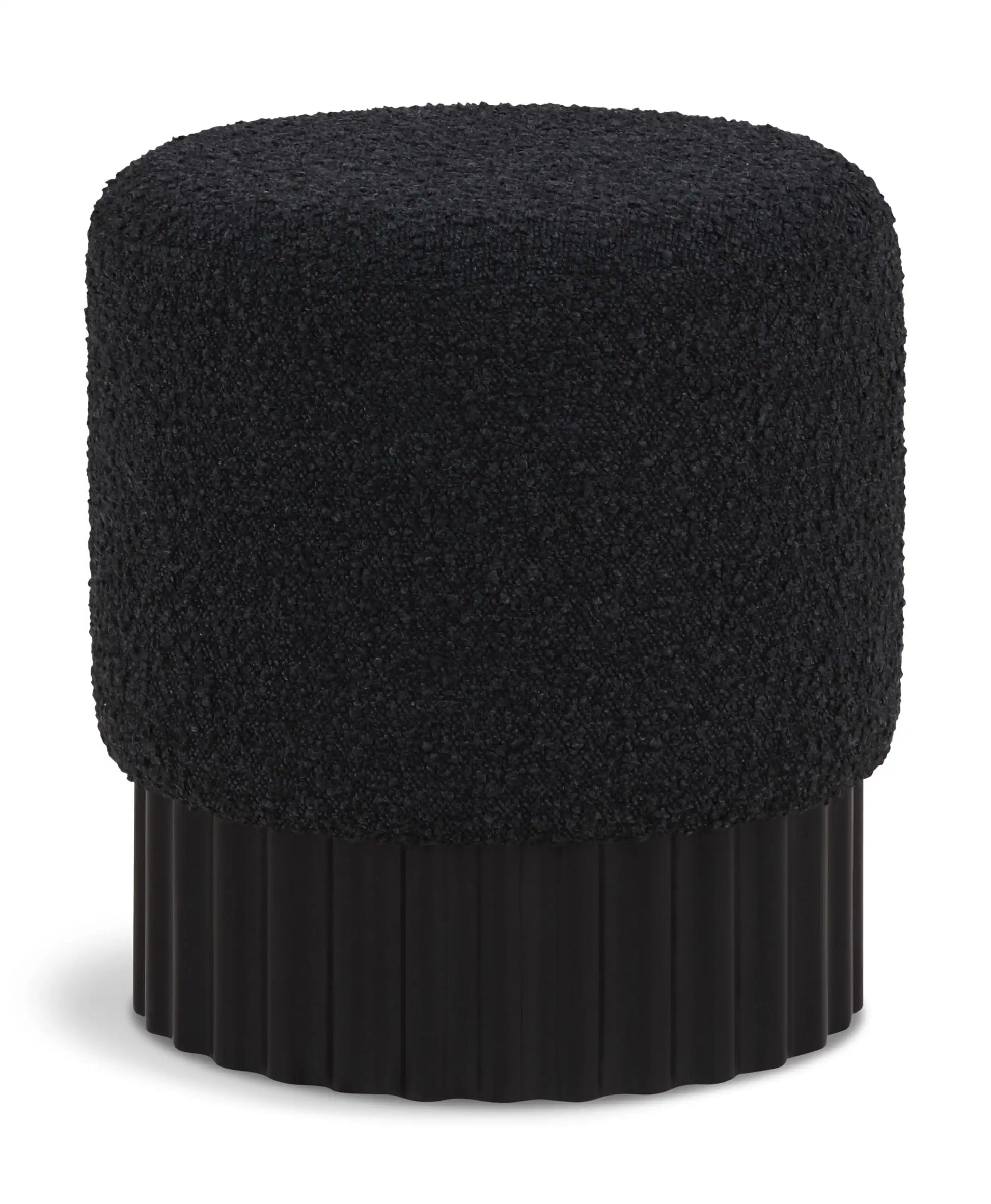 Veranda - Ottoman / Stool With Black Base - Best Buy Furniture