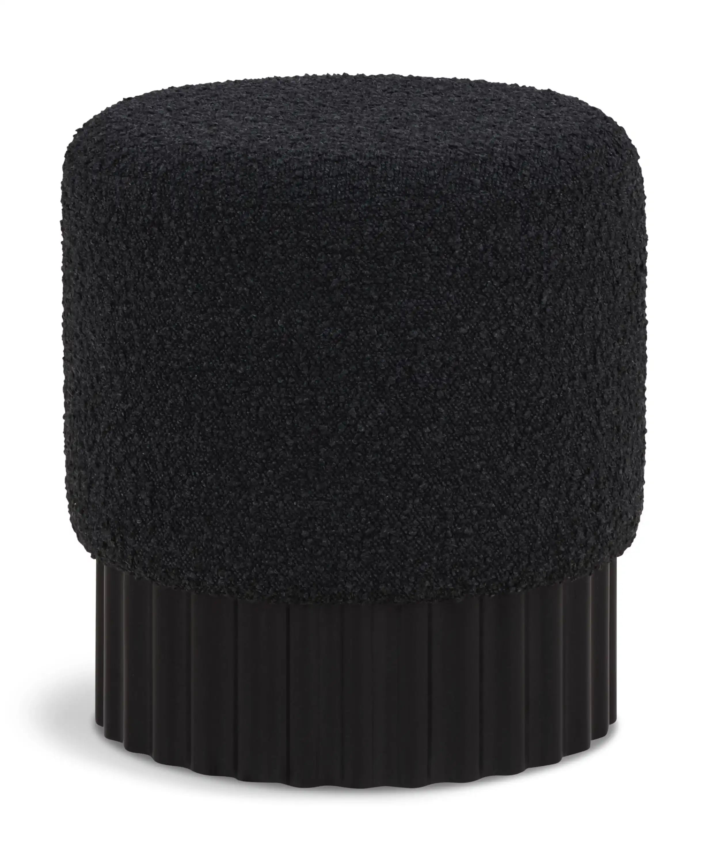Veranda - Ottoman / Stool With Black Base - Best Buy Furniture