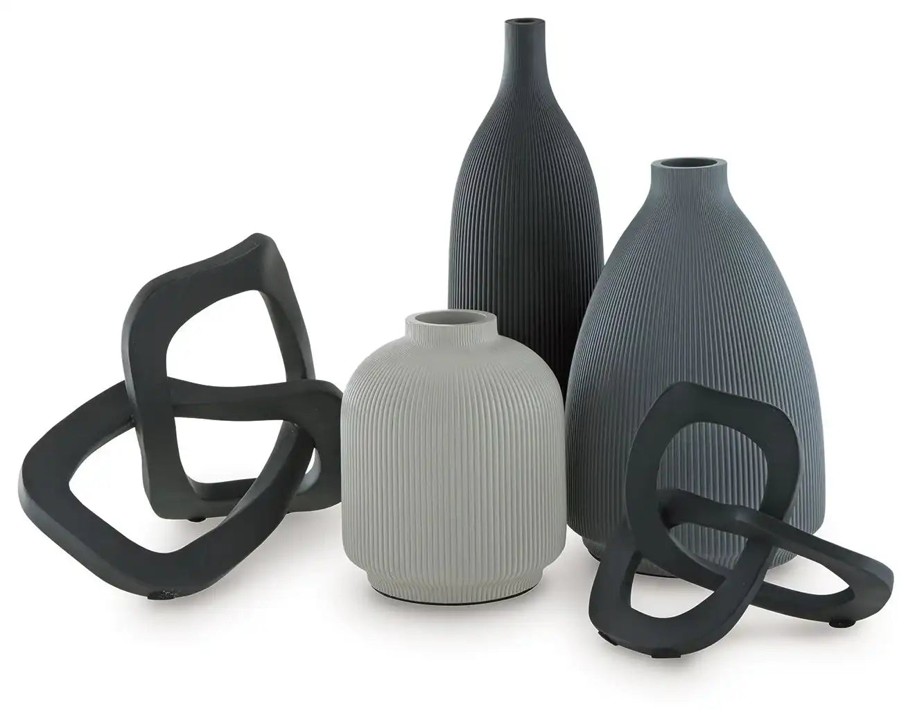 Leithick - Accessory Set (Set of 5) - Black / Tan / Gray - Best Buy Furniture