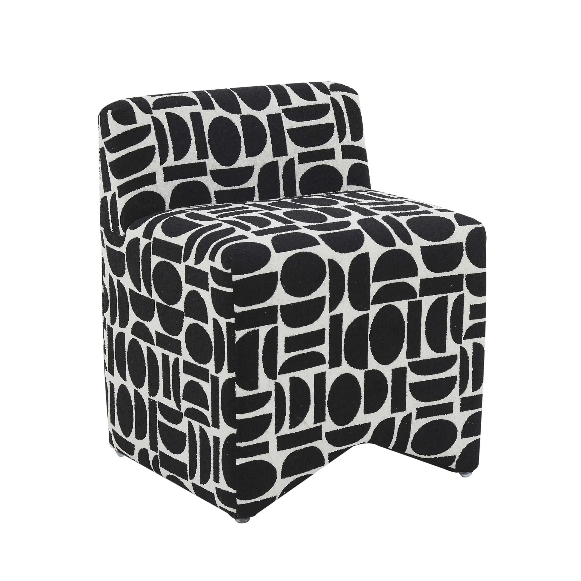 Pippa - Geometric Jacquard Weave Stool - Best Buy Furniture