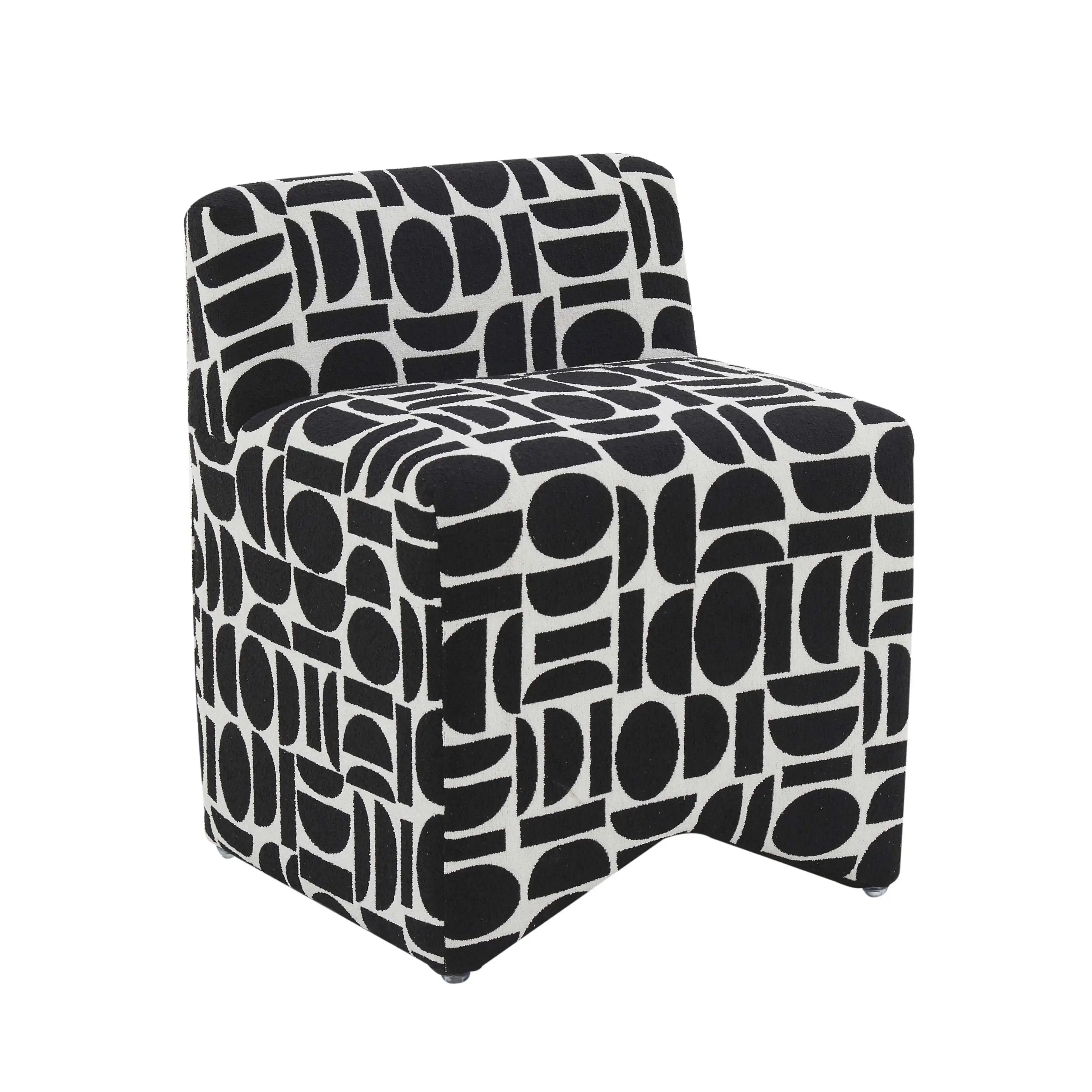Pippa - Geometric Jacquard Weave Stool - Best Buy Furniture