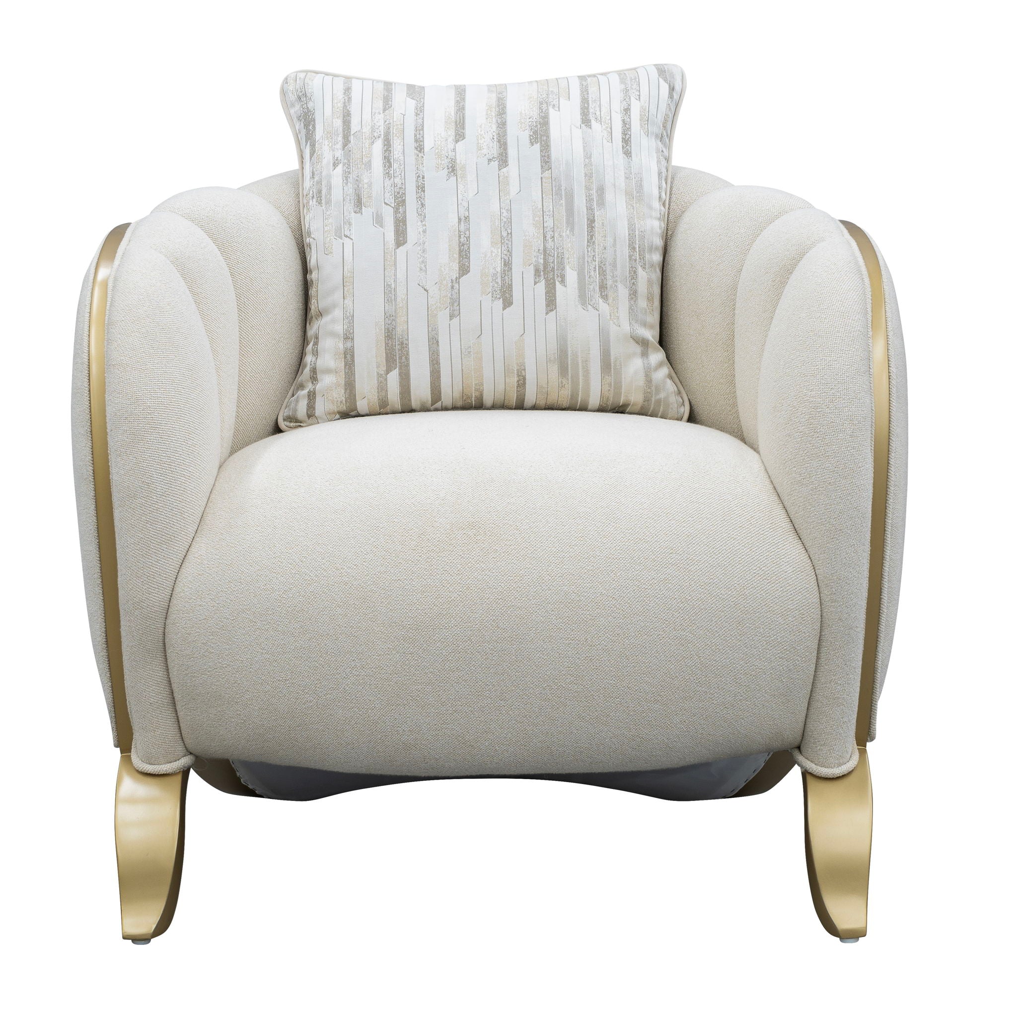 Scotts Square - Matching Chair - Cornsilk / Light Champagne