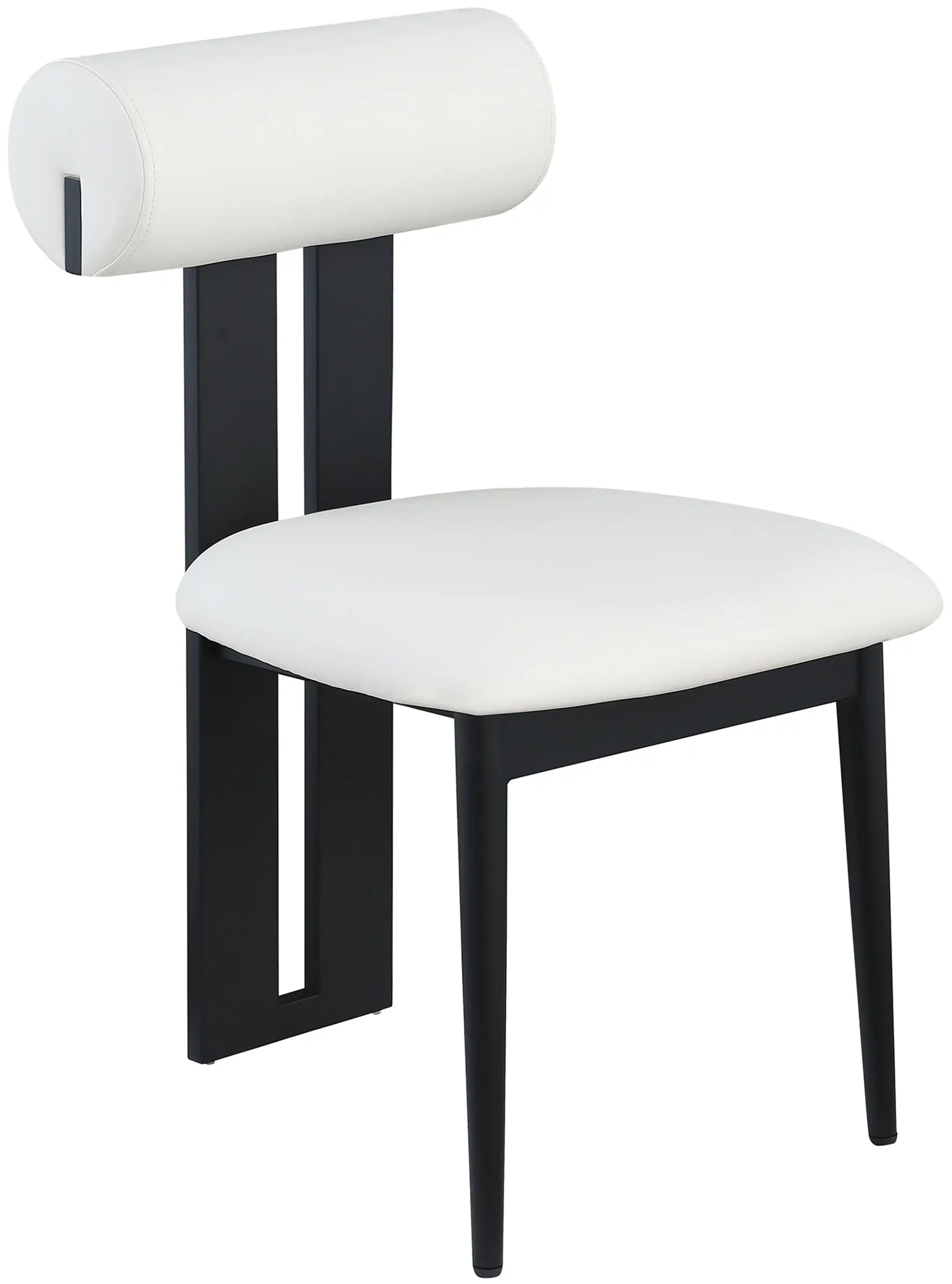 Dario - Faux Leather Dining Chair With Black Frame (Set of 2) - Best Buy Furniture