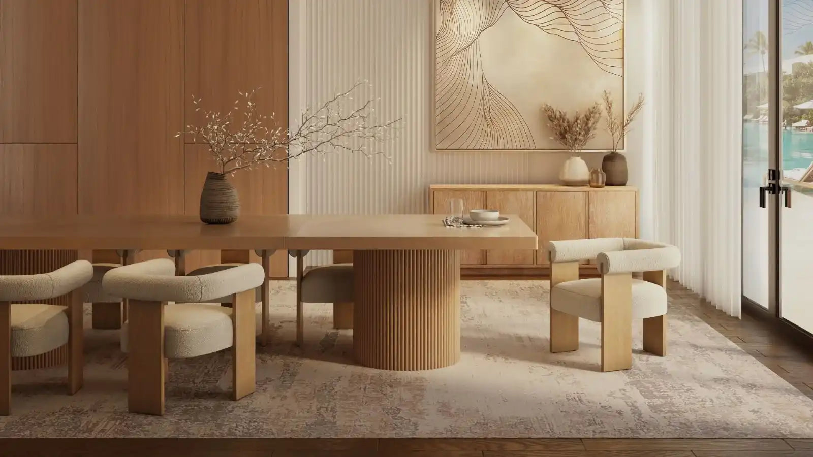 Belinda - Rectangular Dining Table
