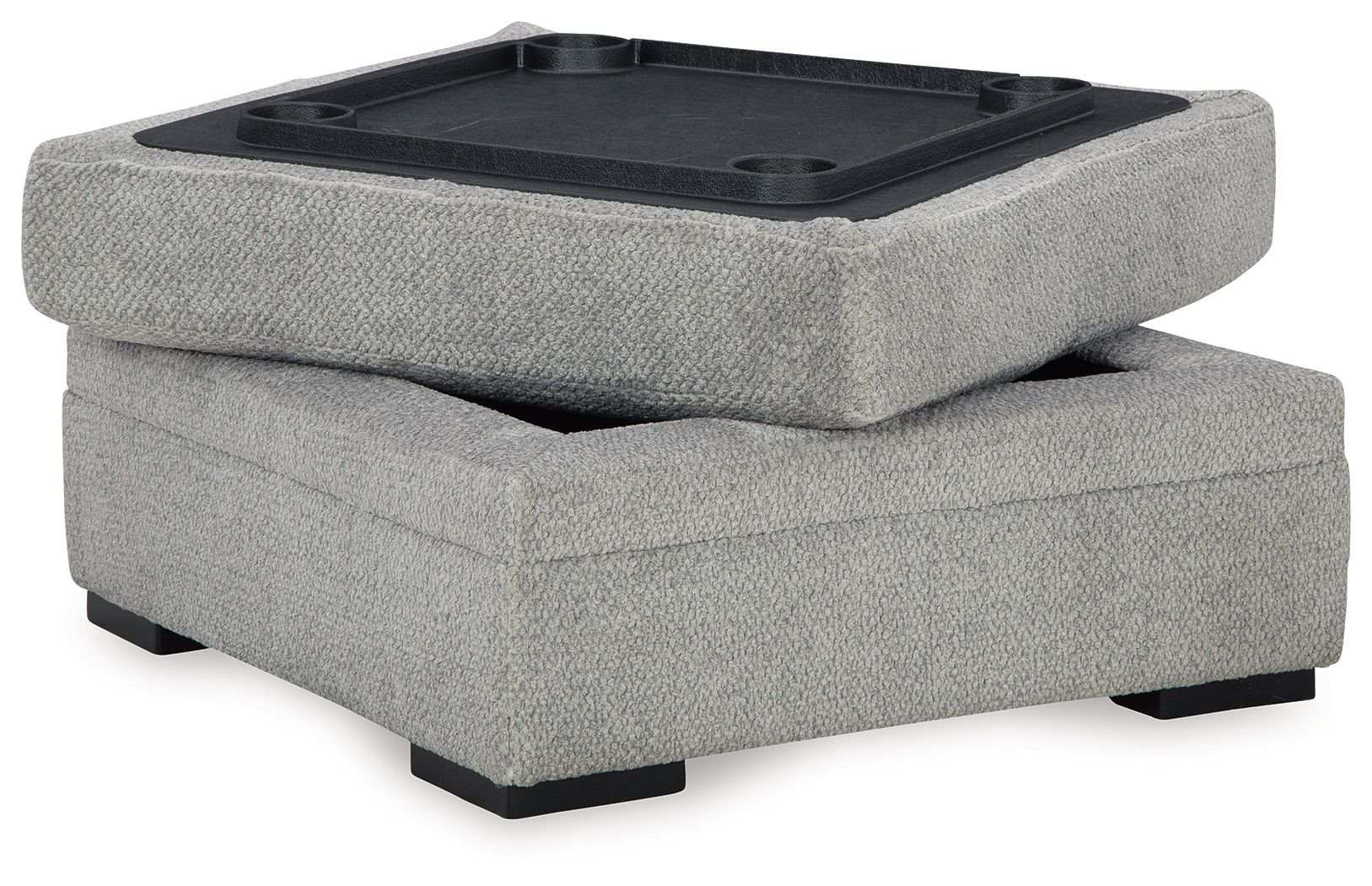 Casselbury - Ottoman With Storage - Cement - Best Buy Furniture