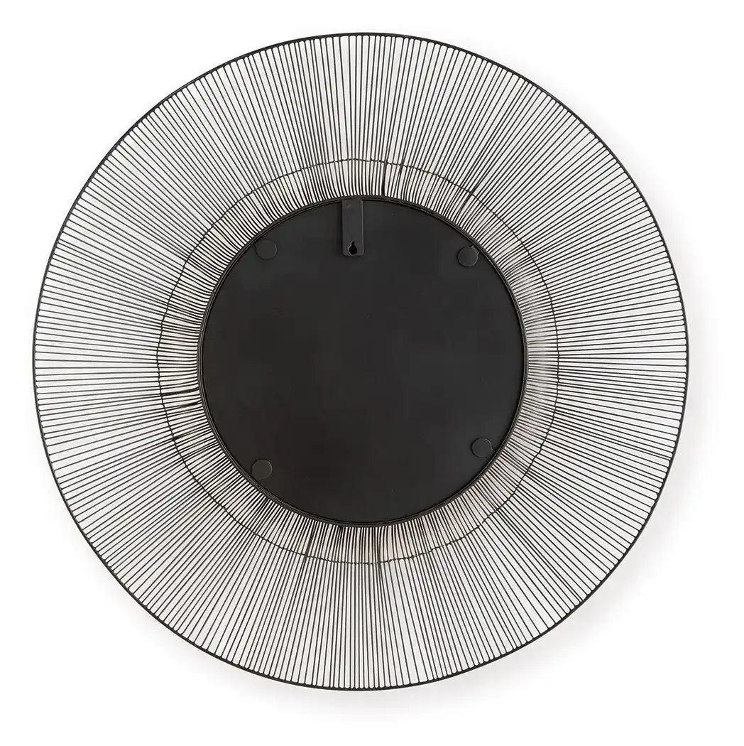 Dallmen - Accent Mirror - Black / Gold Finish - Best Buy Furniture