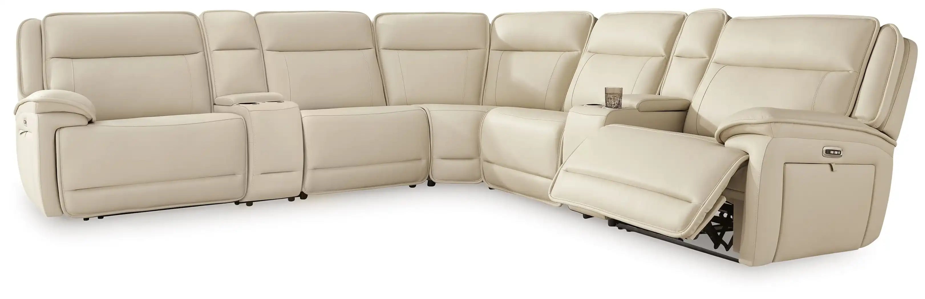 Double Deal - Reclining Sectional - Best Buy Furniture