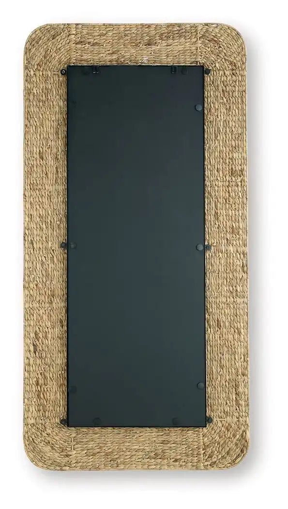 Norigan - Floor Mirror - Natural - Best Buy Furniture