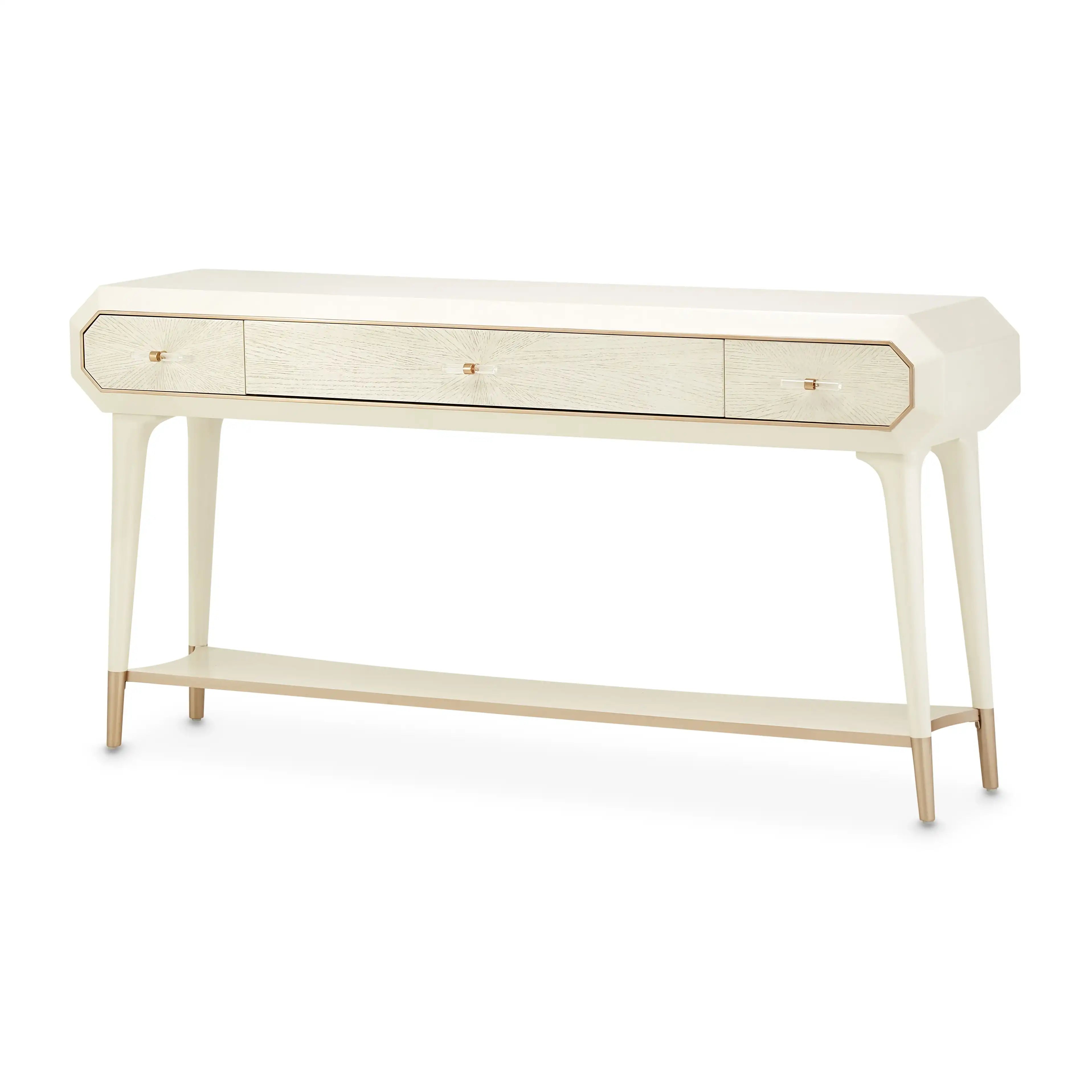 La Rachelle - Console Table - Champagne - Best Buy Furniture