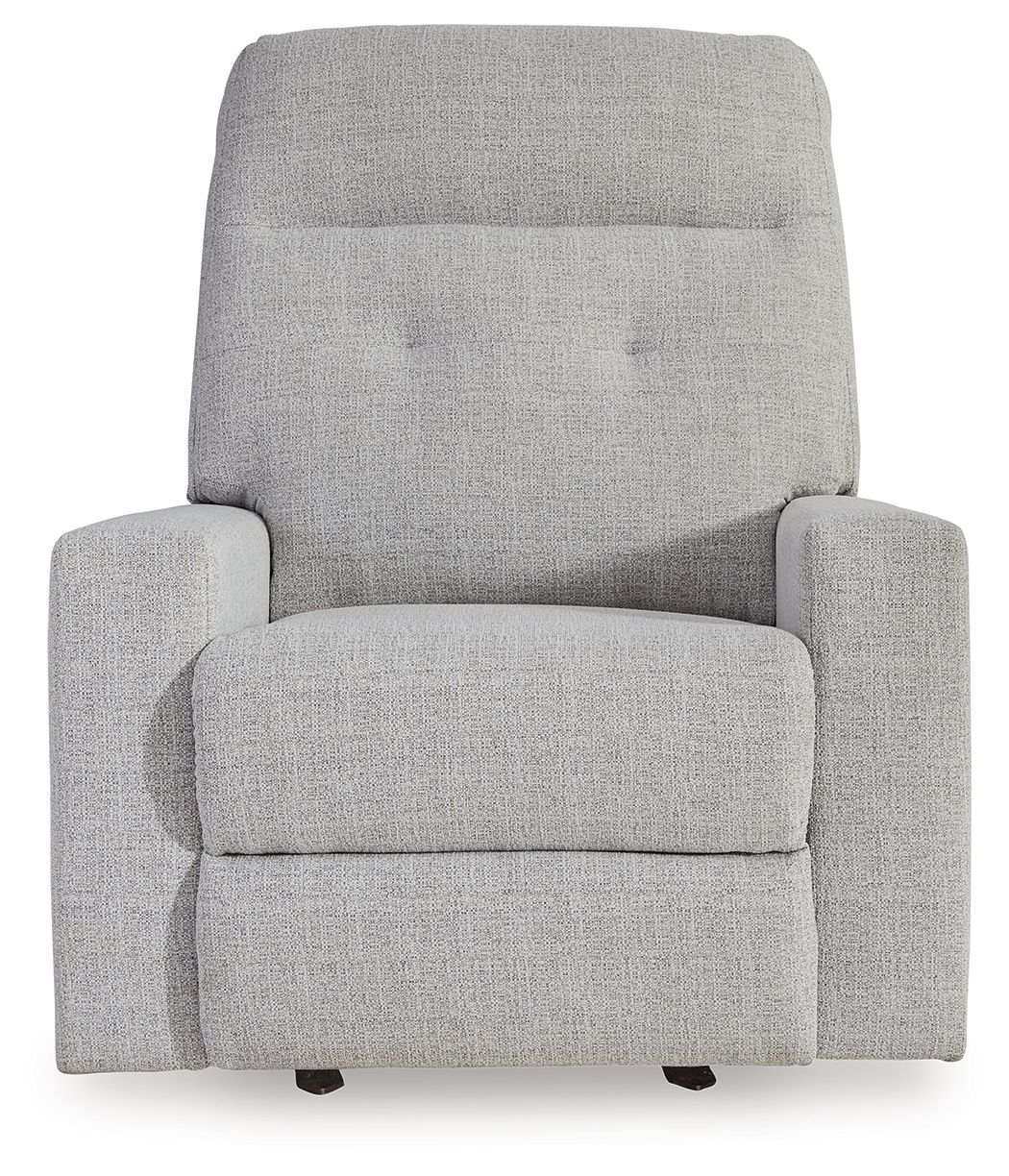 Skillins - Rocker Recliner - Stone - Best Buy Furniture