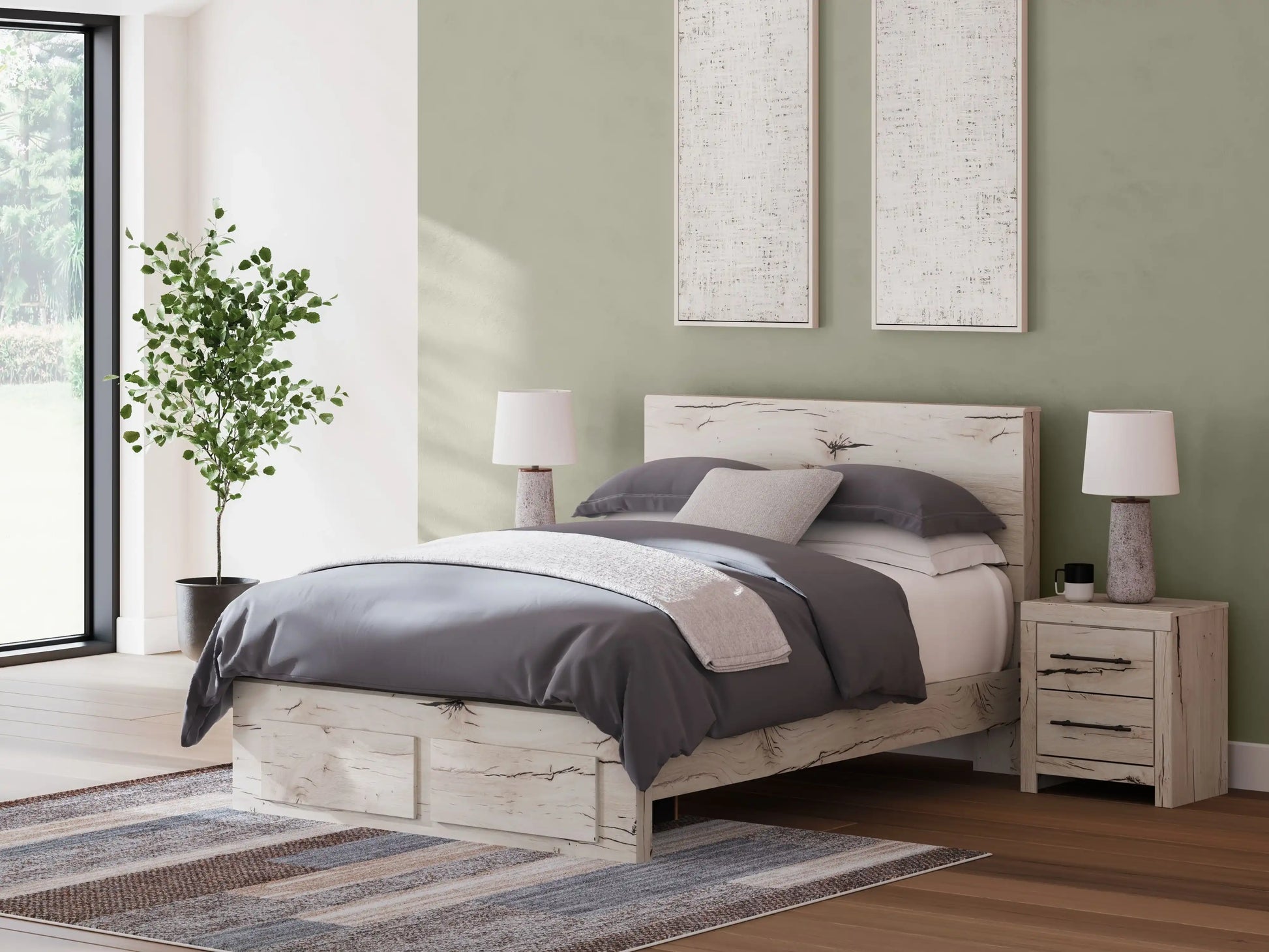 Lawroy - Panel Bed With Storage - Best Buy Furniture