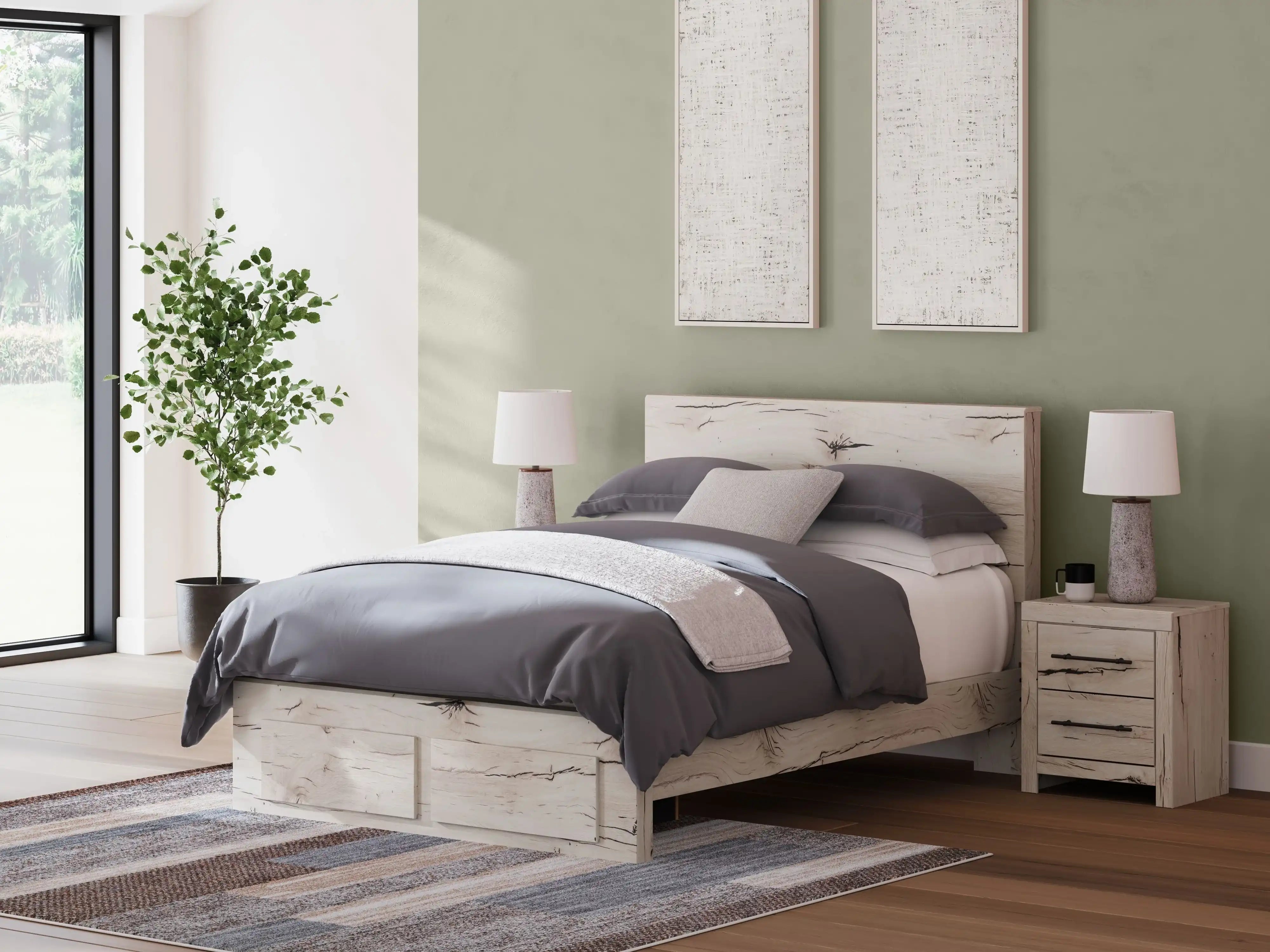 Lawroy - Panel Bed With Storage - Best Buy Furniture