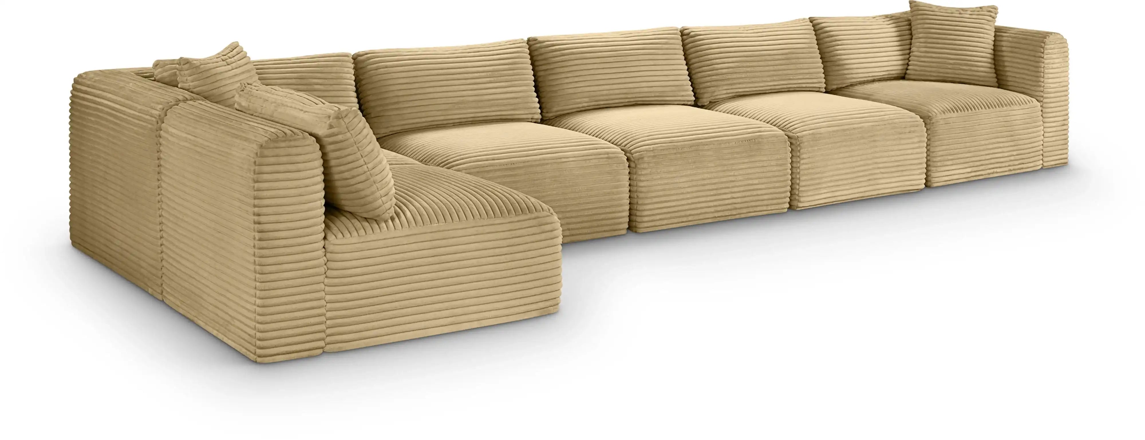 Shaggy - 6 Piece Modular Sectional - Best Buy Furniture