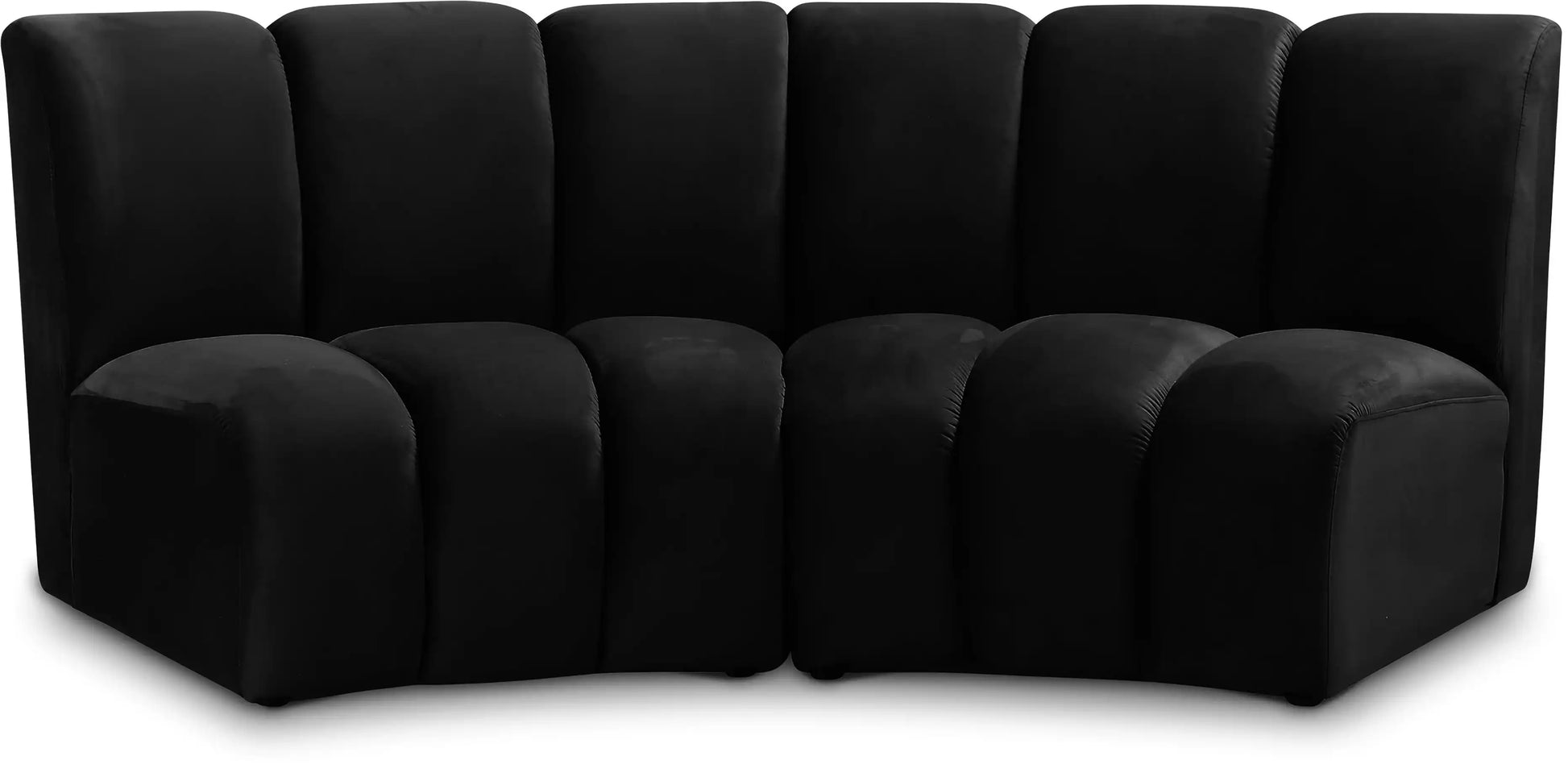 Infinity - 2 Piece Velvet Modular Sectional - Best Buy Furniture