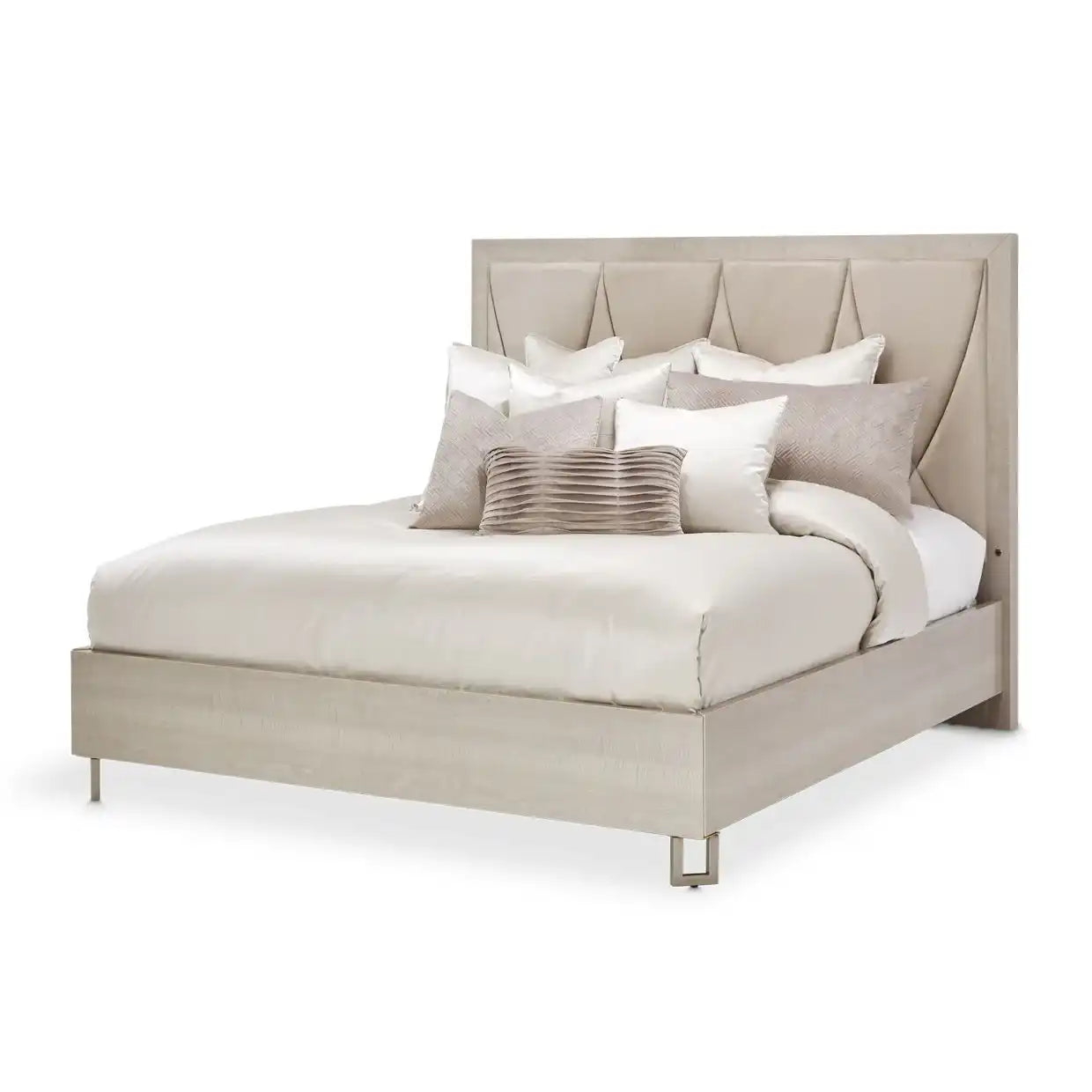 Marin - Panel Bed With Upholstery Frame - Best Buy Furniture