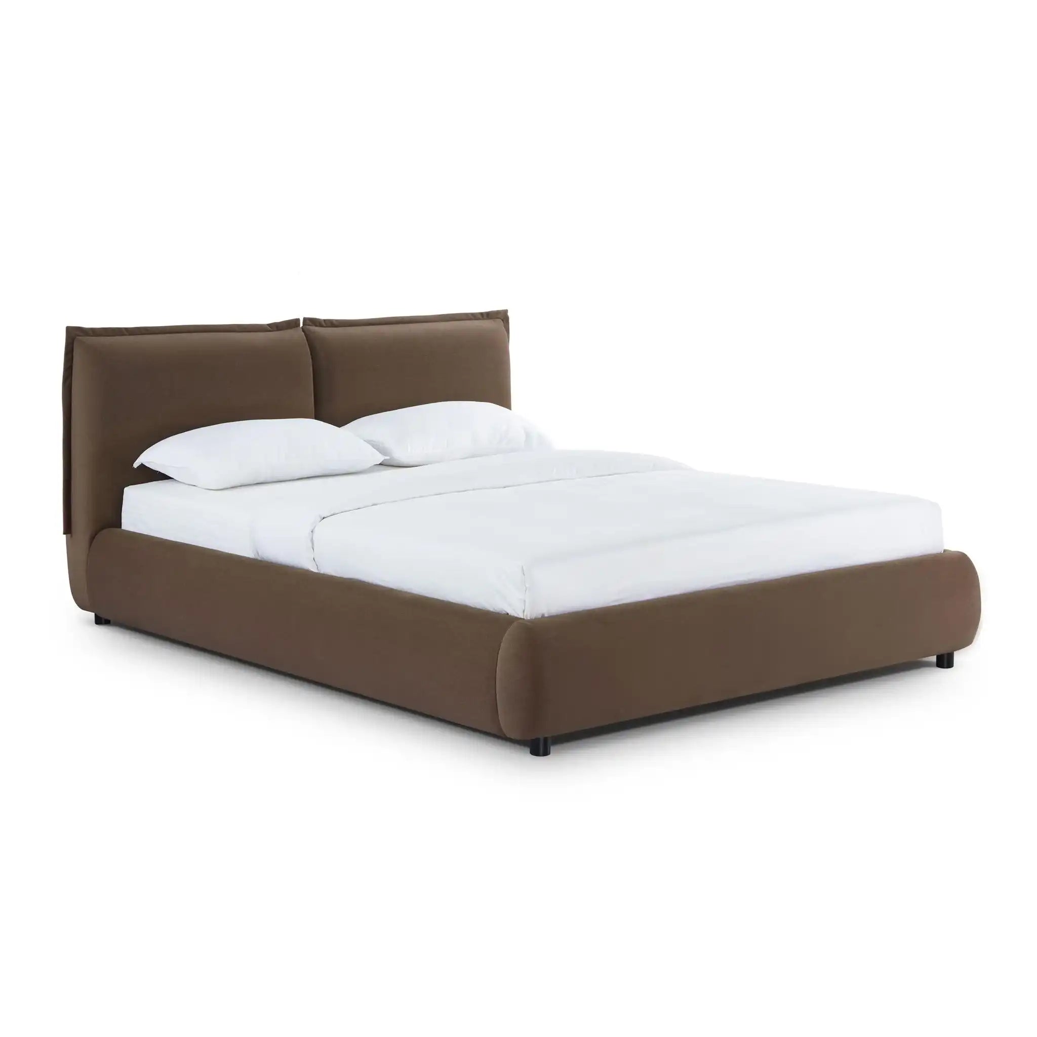 Mel - Faux Mohair Bed - Best Buy Furniture