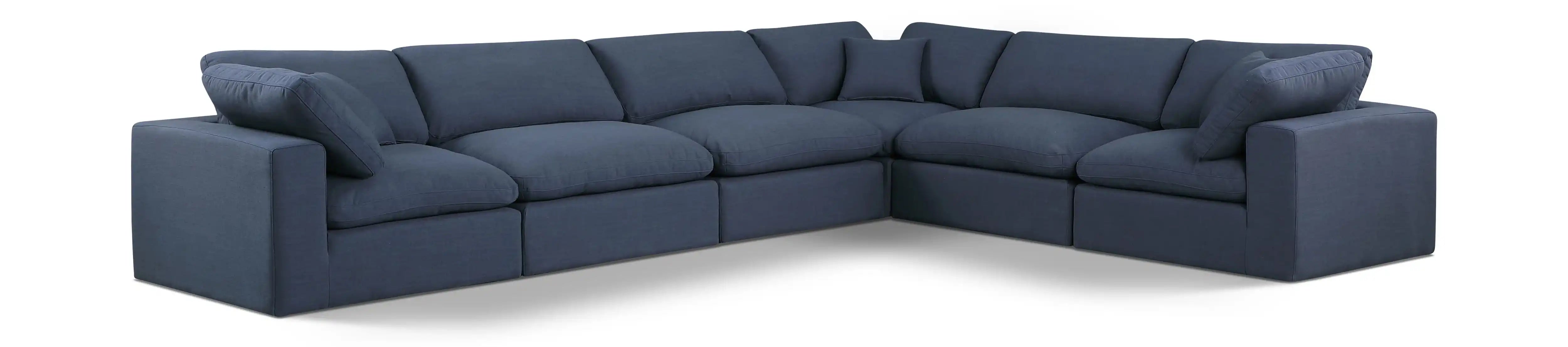 Comfy - 6 Piece Linen Modular Corner Sectional - Best Buy Furniture