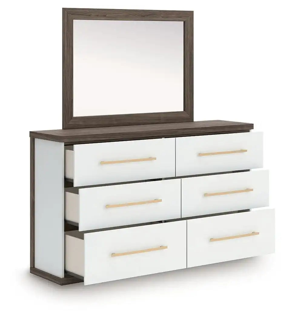 Kendanport - Six Drawer Dresser - Best Buy Furniture