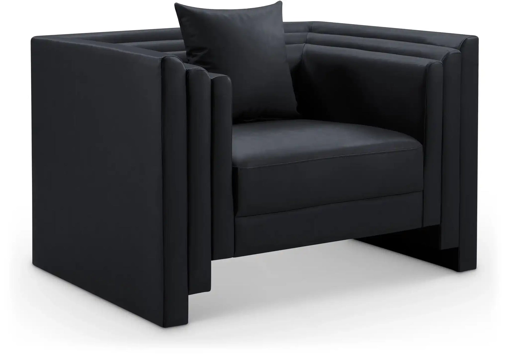 Everett - Vegan Leather Upholstered Chair - Best Buy Furniture