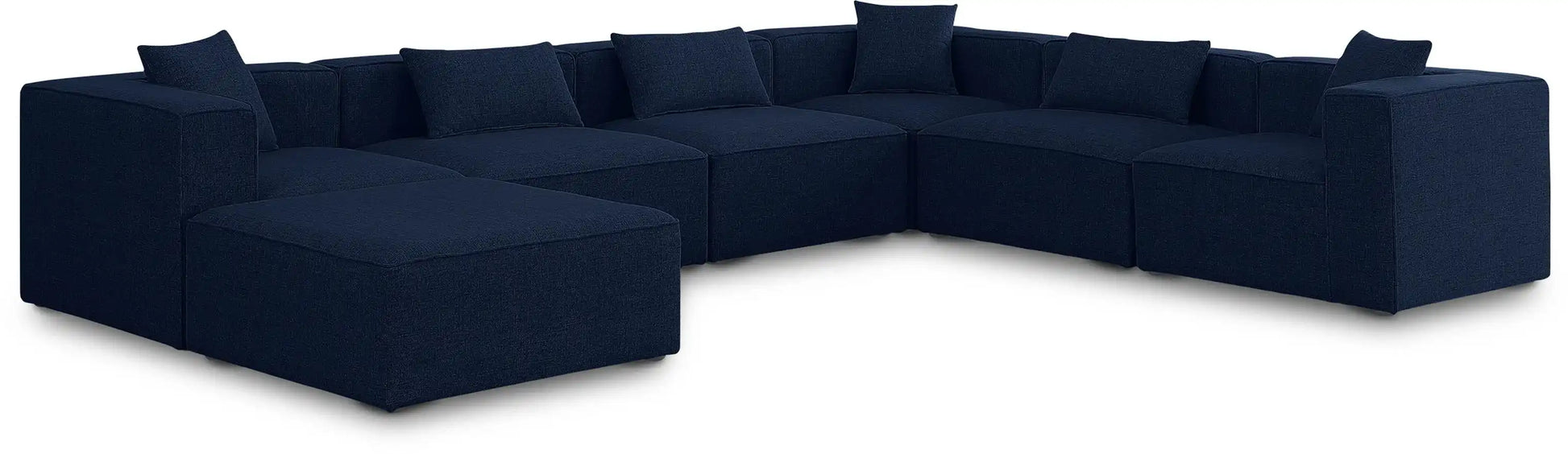 Cube - Linen 7 Piece Modular Sectional - Best Buy Furniture