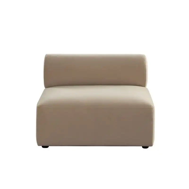 Zia Modular 7 Piece Sectional - Camel Performance Velet - Best Buy Furniture