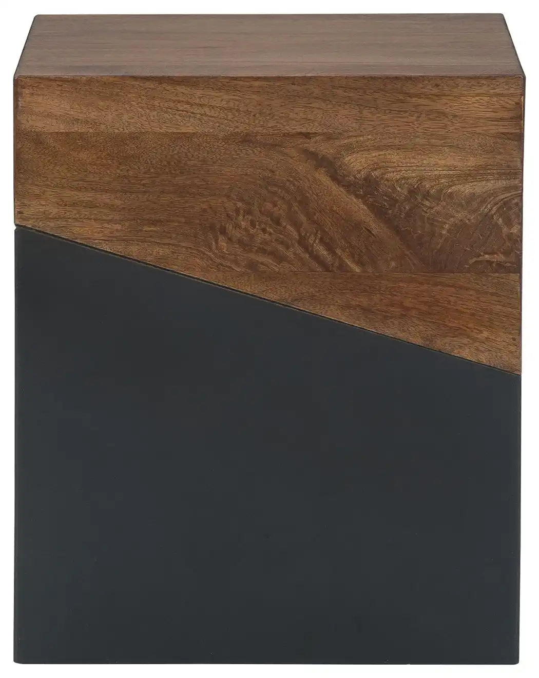 Trailbend - Accent Table - Brown / Gunmetal - Best Buy Furniture