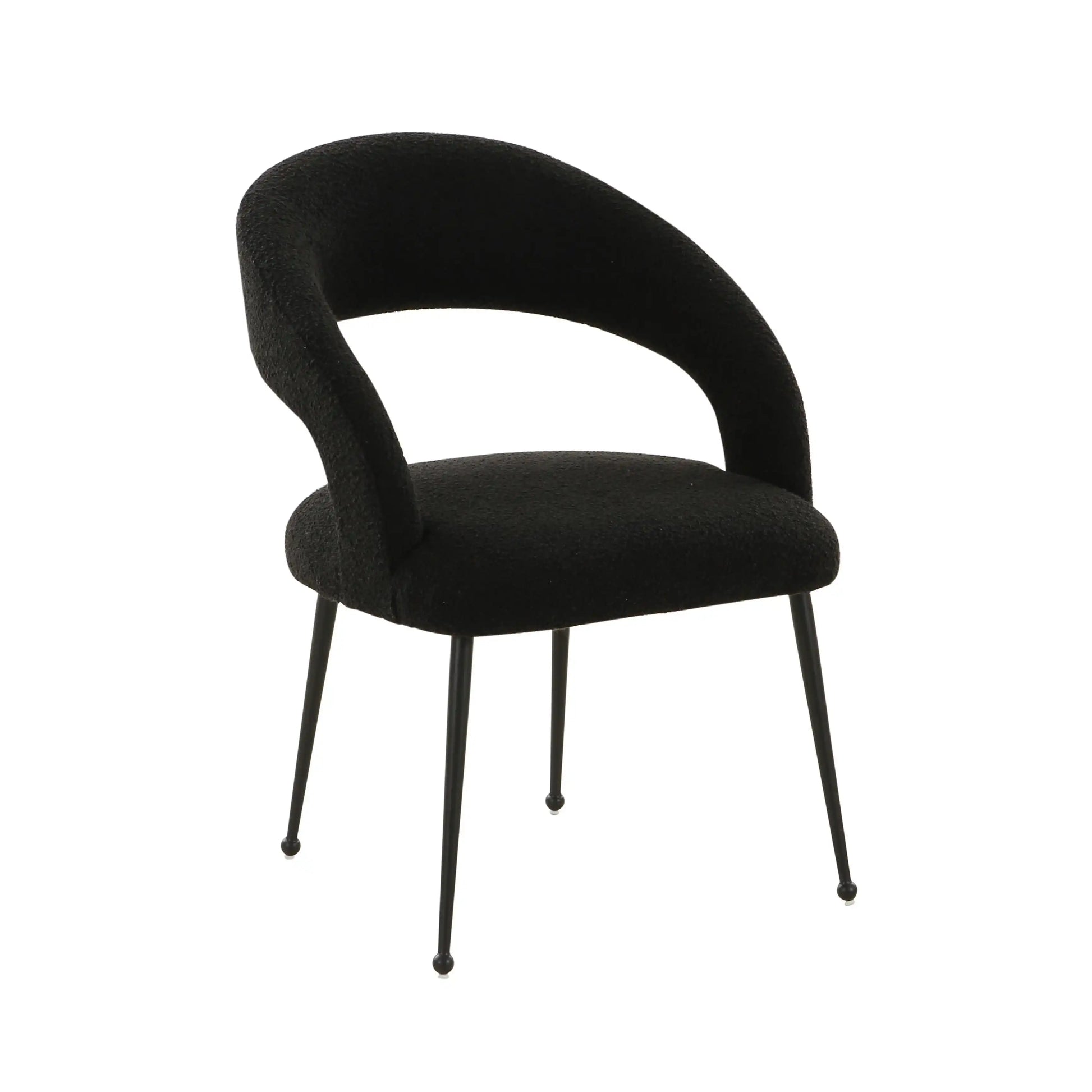 Rocco - Slub Dining Chair - Best Buy Furniture