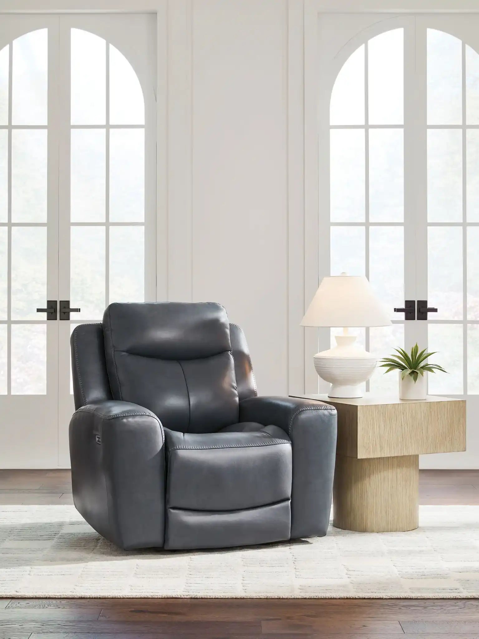 Next Move - Power Recliner With Adjustable Headrest - Best Buy Furniture
